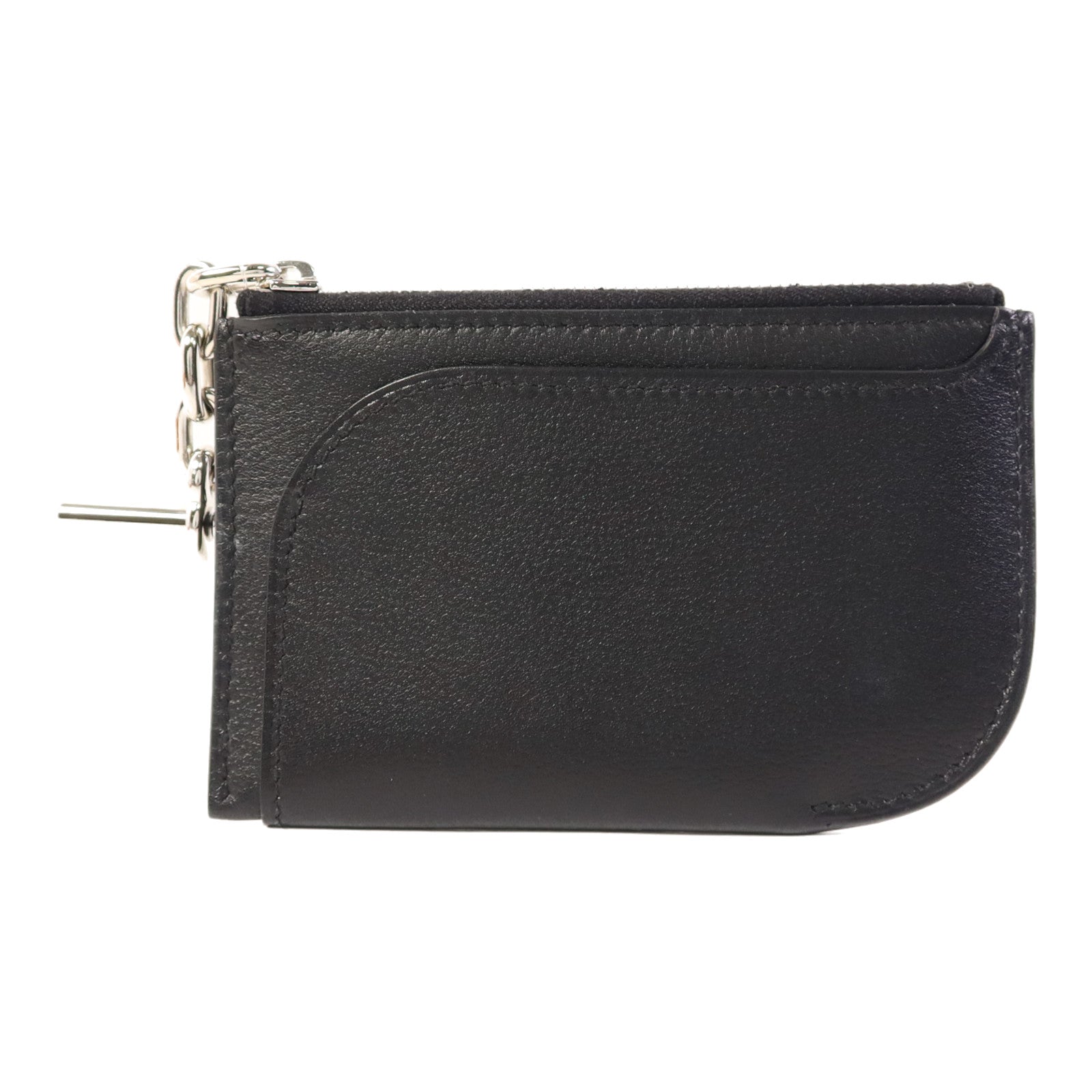HERMES 【激減優惠】Evercolor皮革Strap Phone Case PM銀扣手拿包