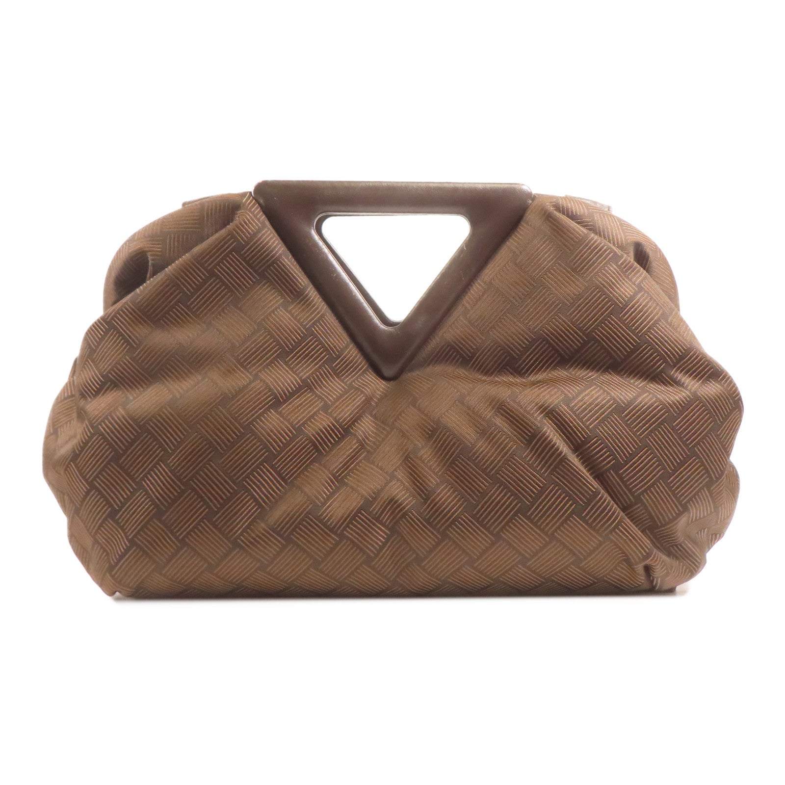 BOTTEGA VENETA 【激減優惠】尼龍/皮革Point Triangle Shoulder Bag手挽肩背兩用袋