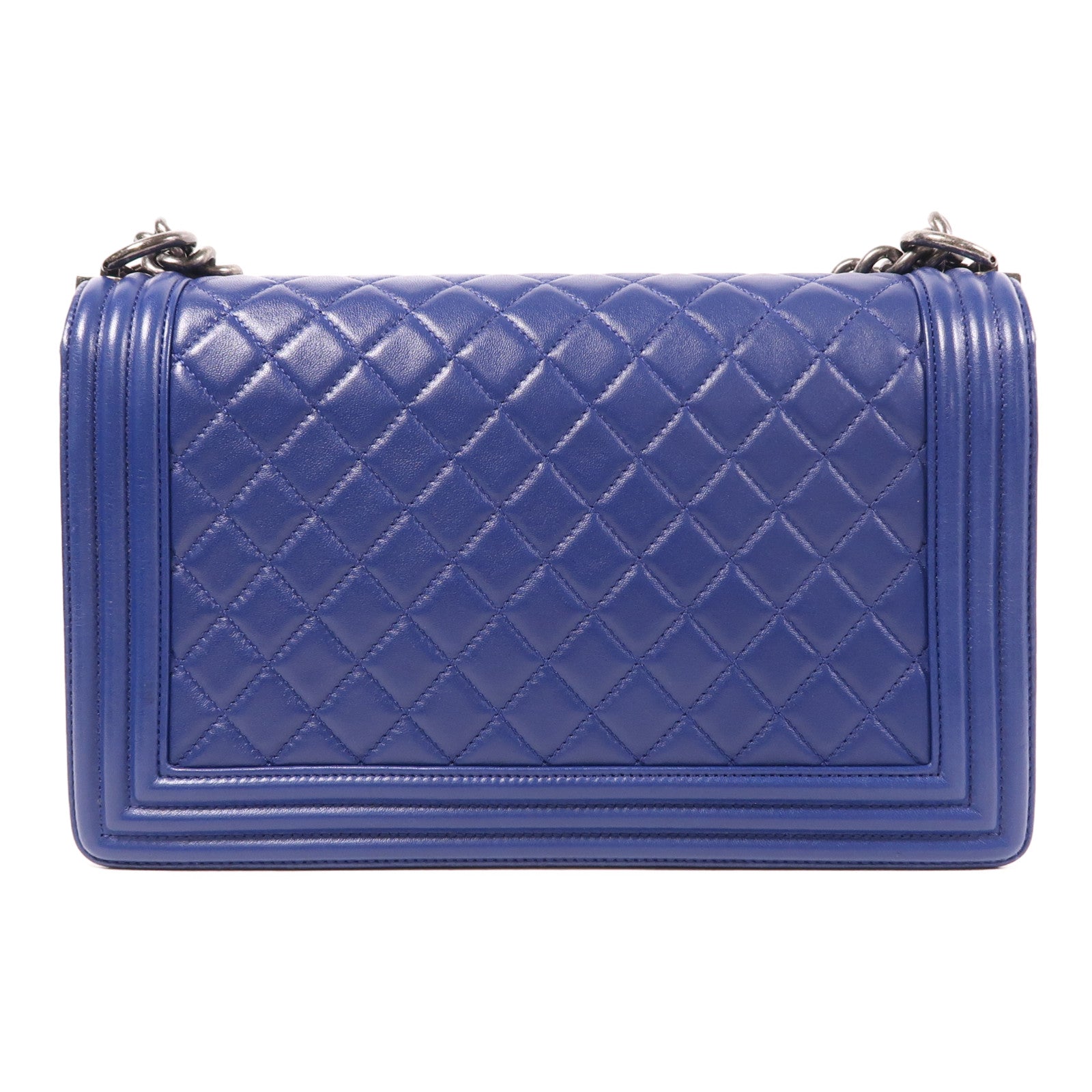 CHANEL 【激減優惠】羊皮皮革Boy 28鏈帶肩背袋