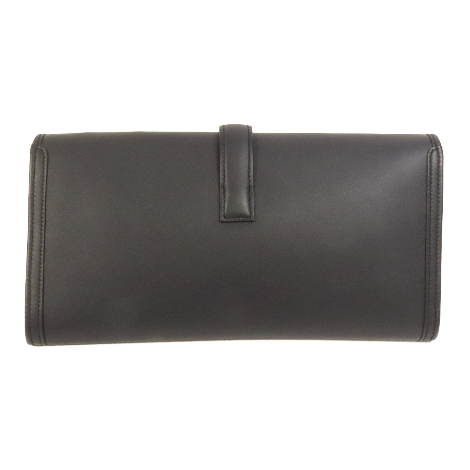 HERMES Swift皮革Jige手拿包Navy