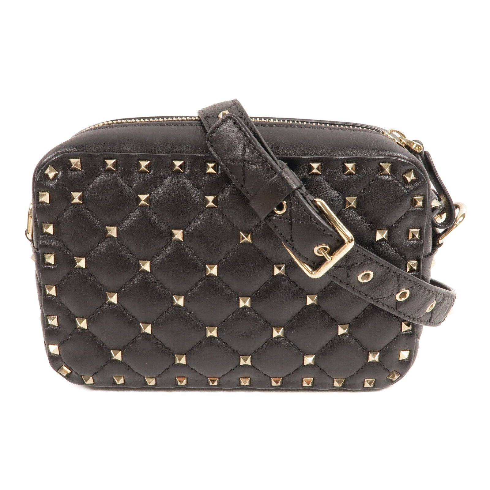 Valentino 牛皮皮革Rockstud Spike肩背袋