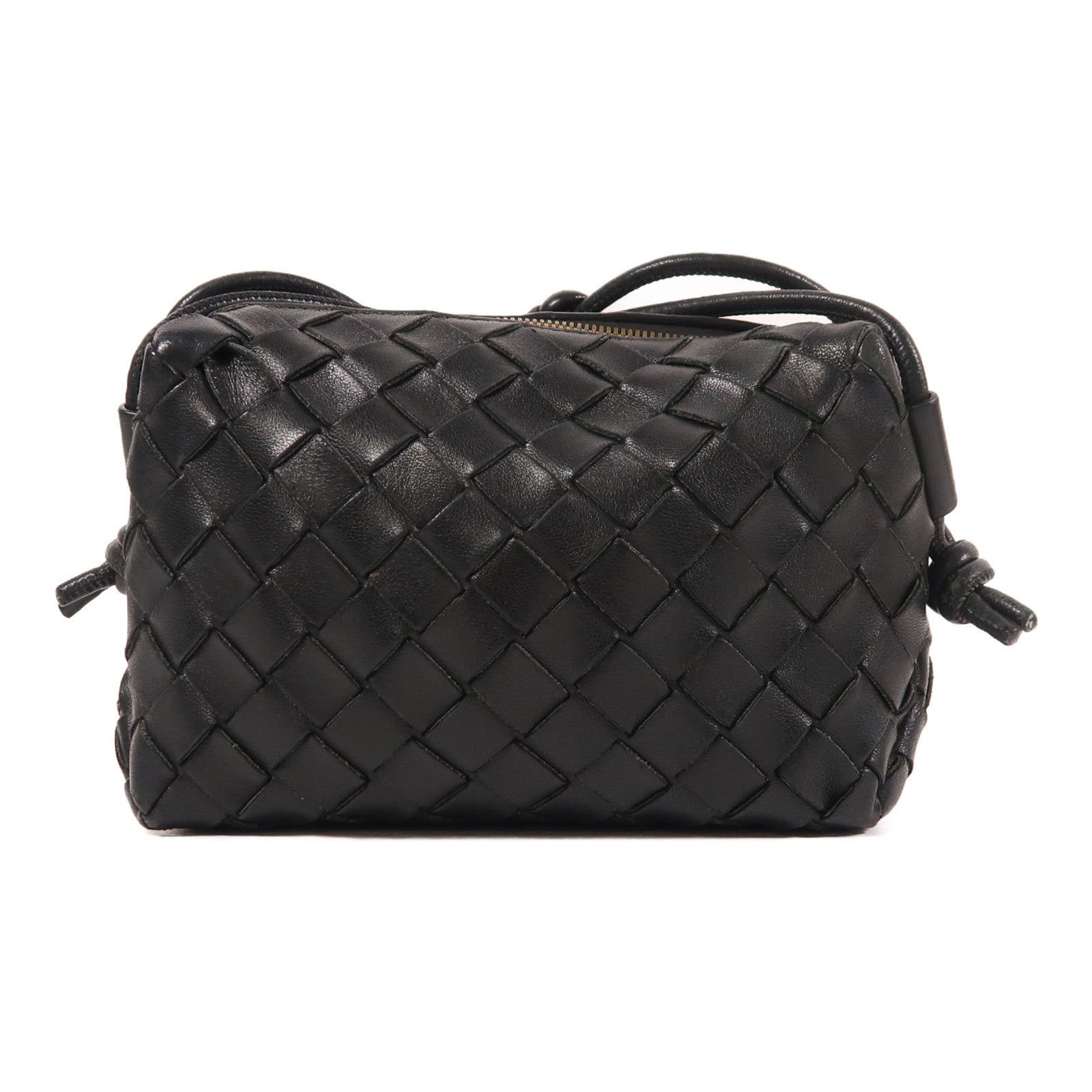 BOTTEGA VENETA 牛皮皮革Mini Loop Camera Bag金扣肩背袋