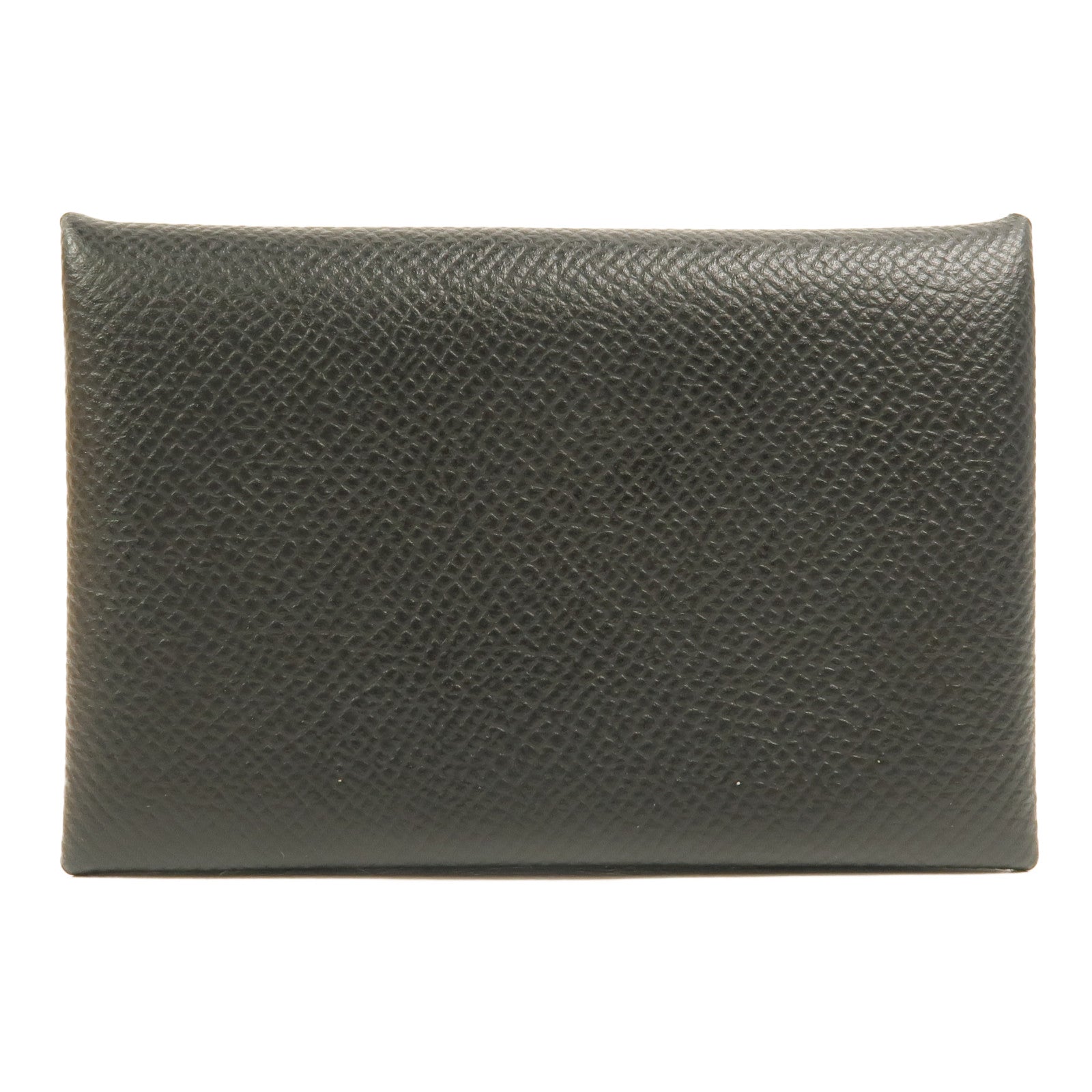 HERMES Epsom皮革Calvi卡片套Noir