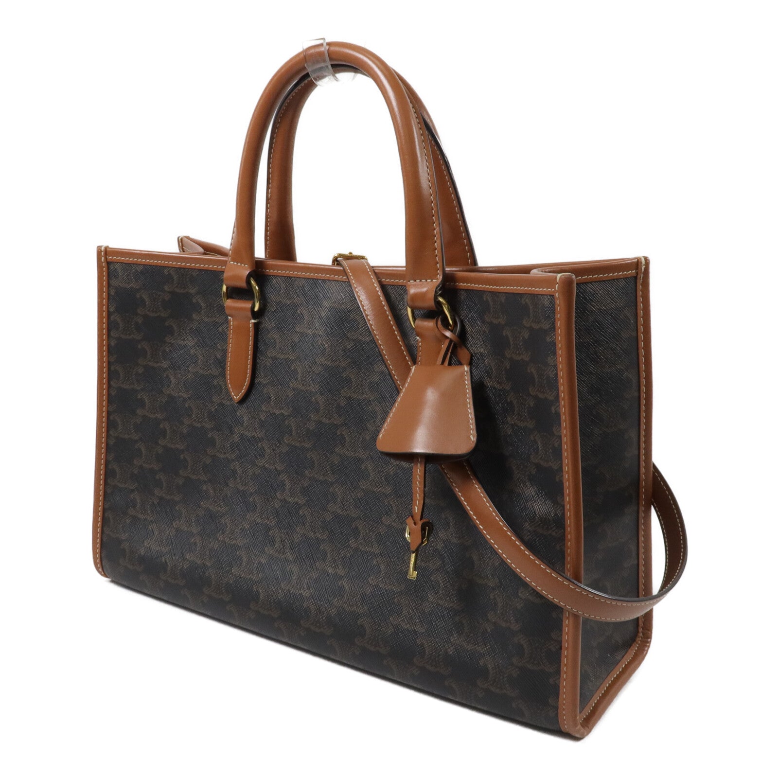 CELINE 塗層帆布Horizontal Cabas手挽肩背兩用袋