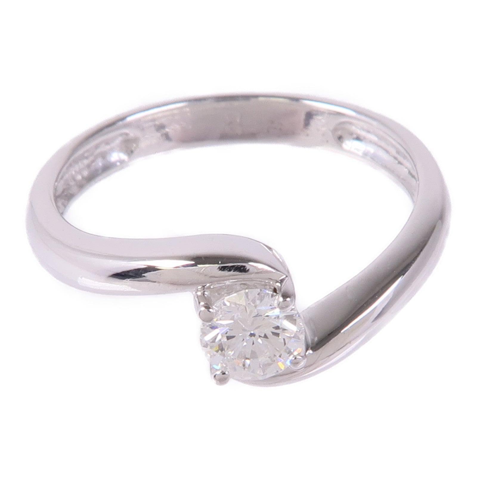 JEWELRY 【激減優惠】18K白金Diamond Ring鑽石戒指US#6.25
