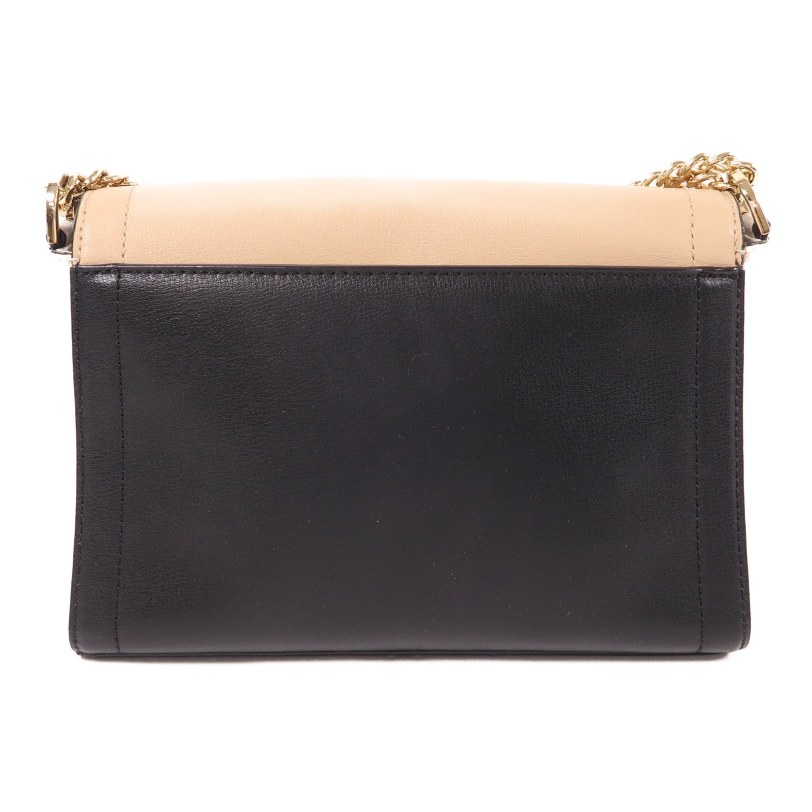 Michael Kors 牛皮皮革Chain Shoulder金扣鏈帶肩背袋