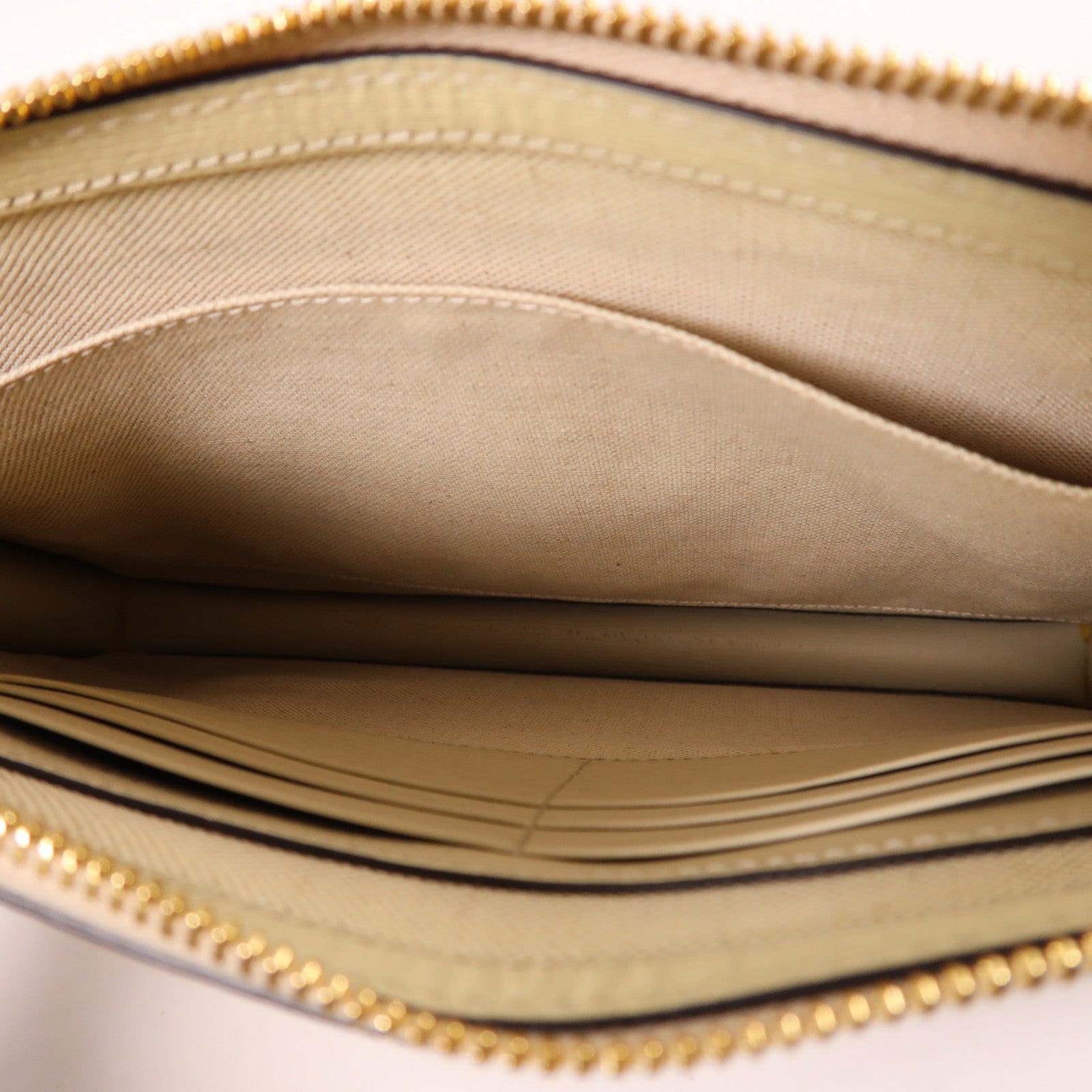 GUCCI 塗層帆布Pouch金扣手拿包