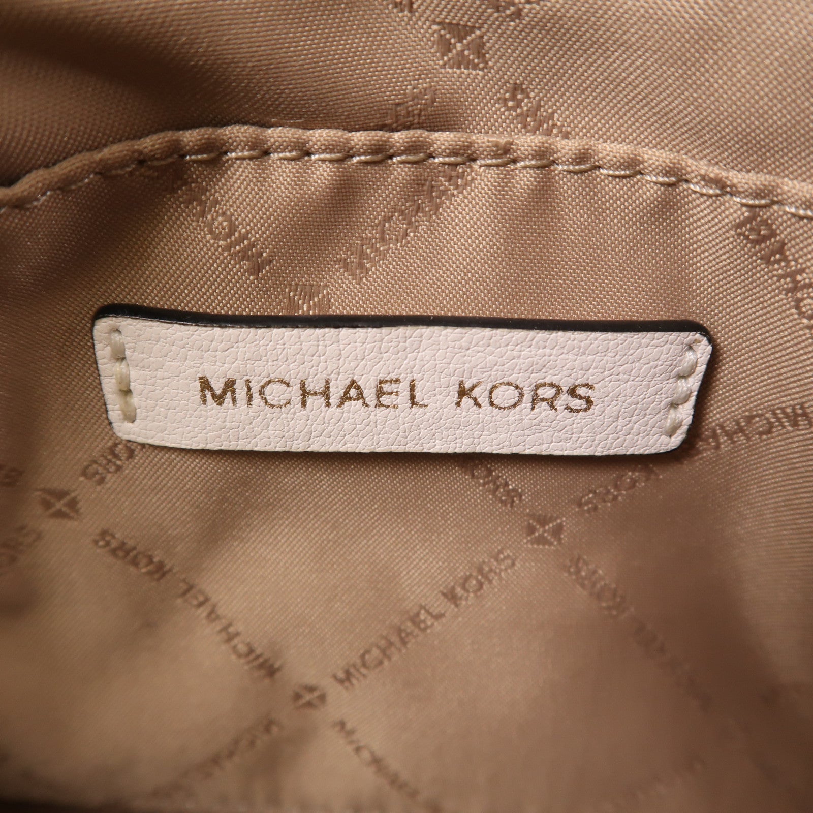 Michael Kors 牛皮皮革Chain Shoulder金扣鏈帶肩背袋