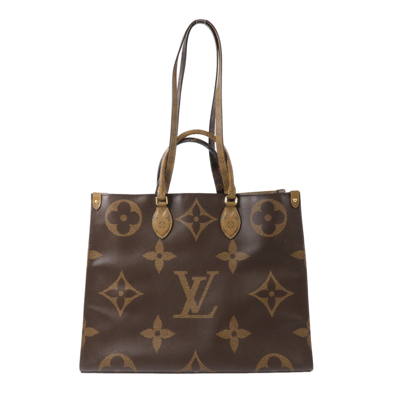 LOUIS VUITTON Monogram Giant Reverse On The Go GM手挽肩背兩用袋