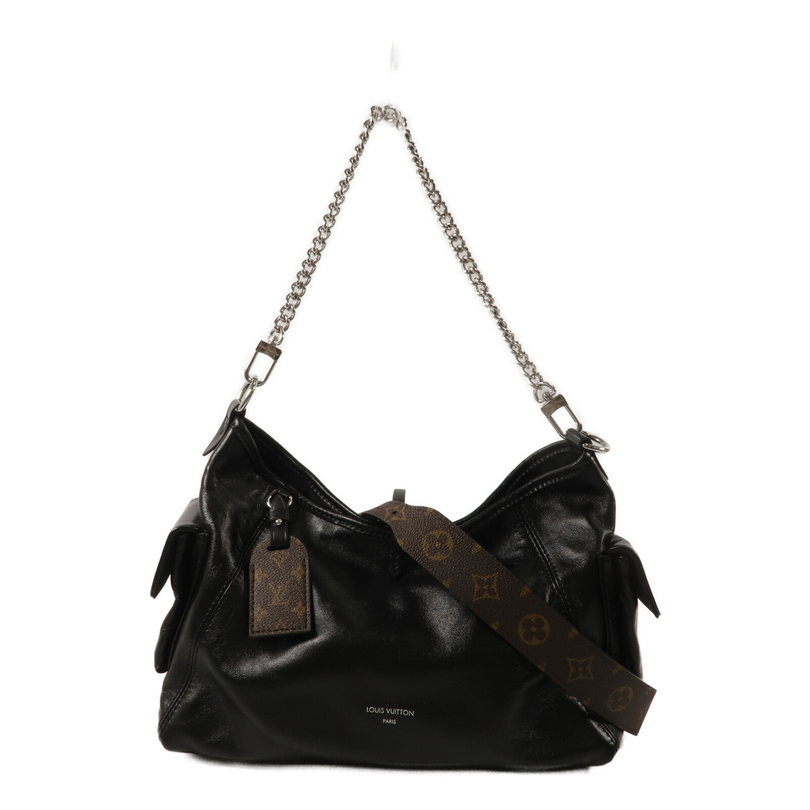 LOUIS VUITTON 羊皮皮革Carry All Vibe PM手挽肩背兩用袋