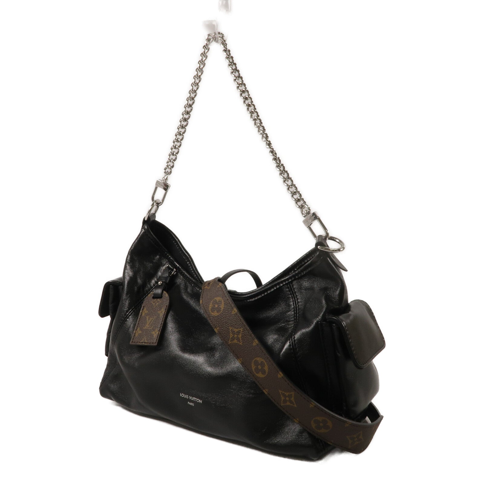 LOUIS VUITTON 羊皮皮革Carry All Vibe PM手挽肩背兩用袋