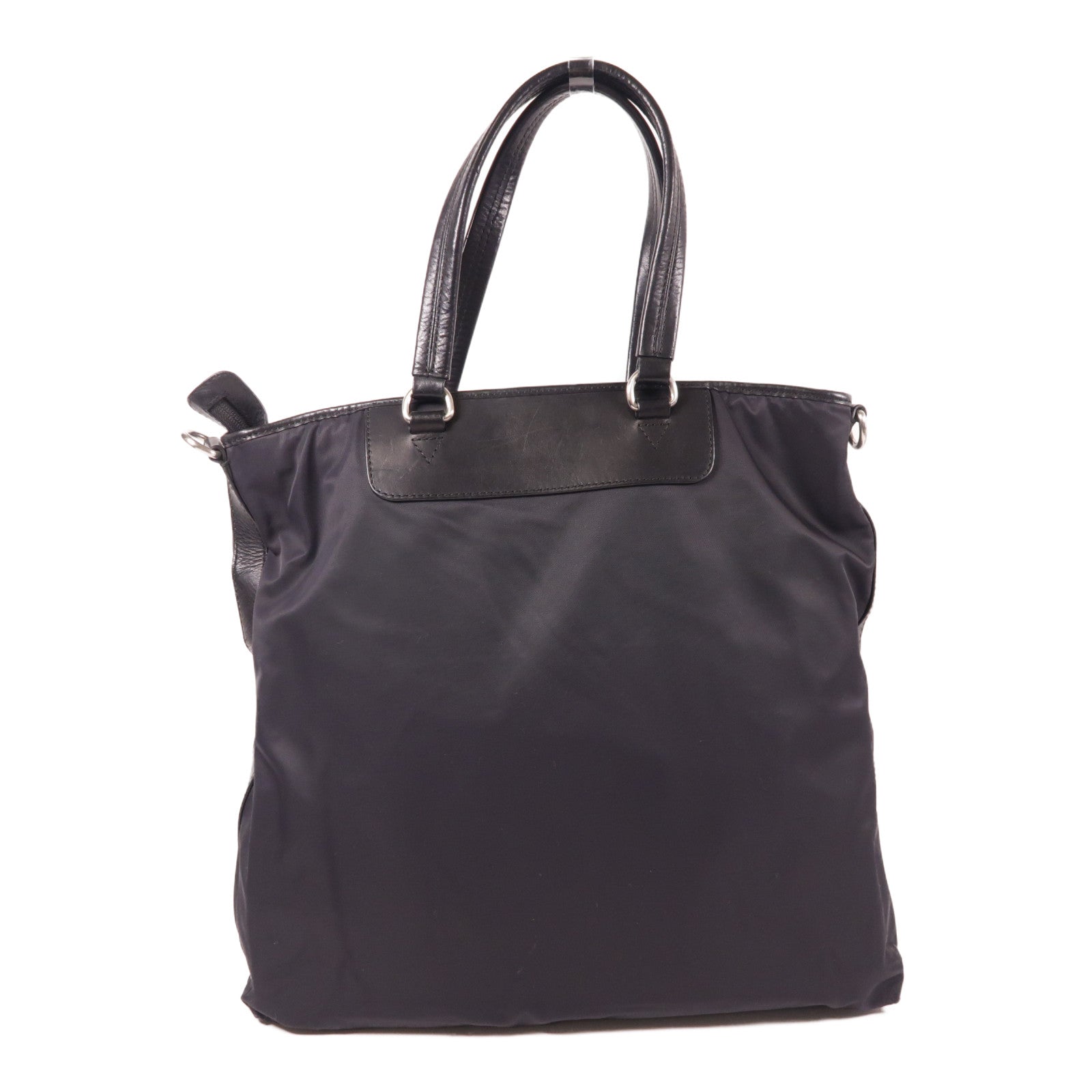 BALLY 【激減優惠】尼龍2 Way Shoulder銀扣手挽肩背兩用袋