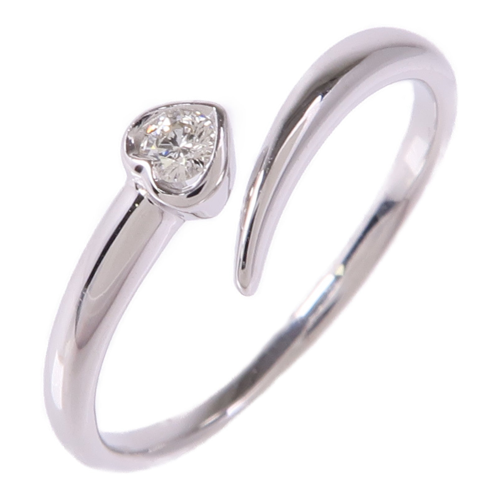 JEWELRY Diamond Ring 18K White Gold US#6.5
