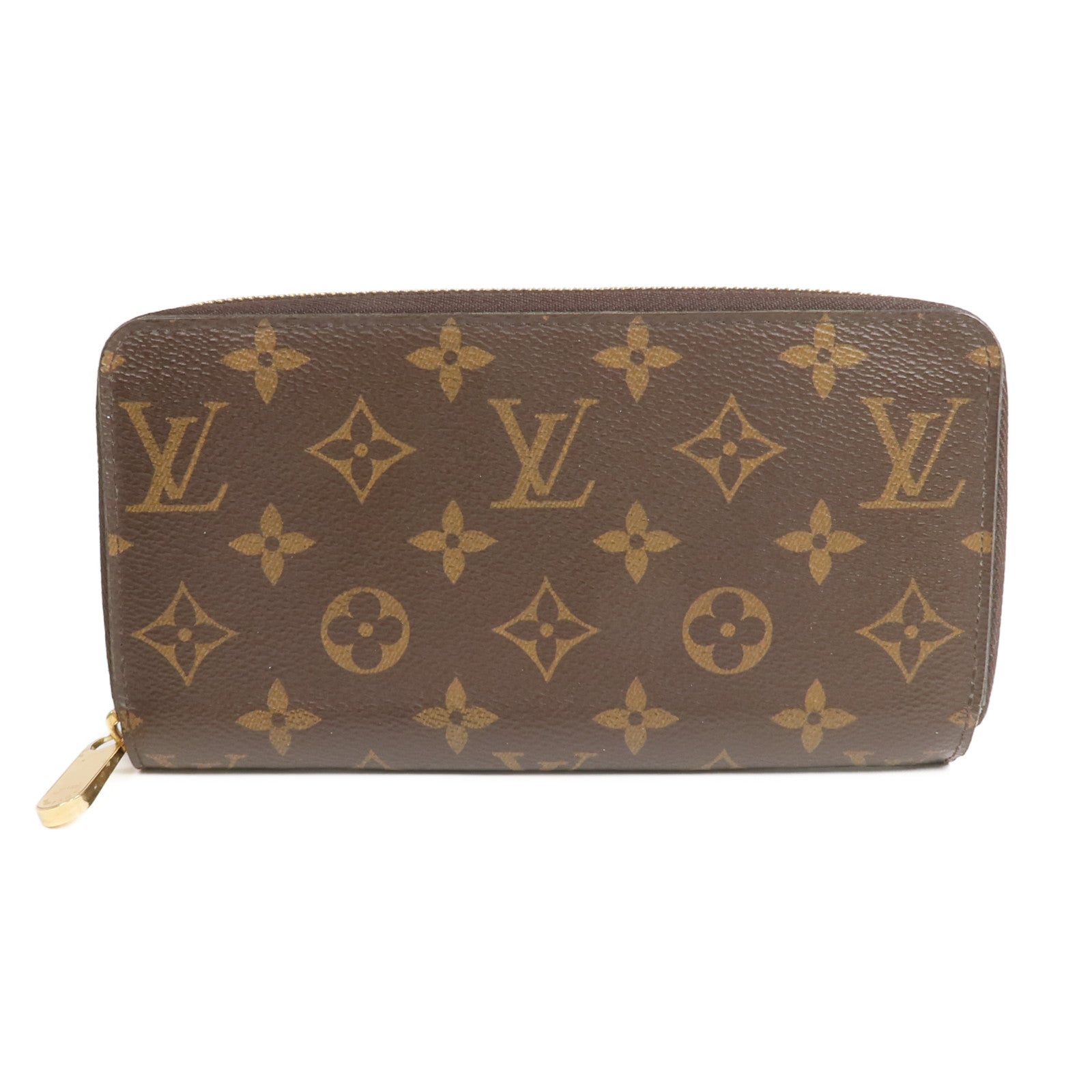 LOUIS VUITTON Monogram Zipper Long Wallet金扣長錢包