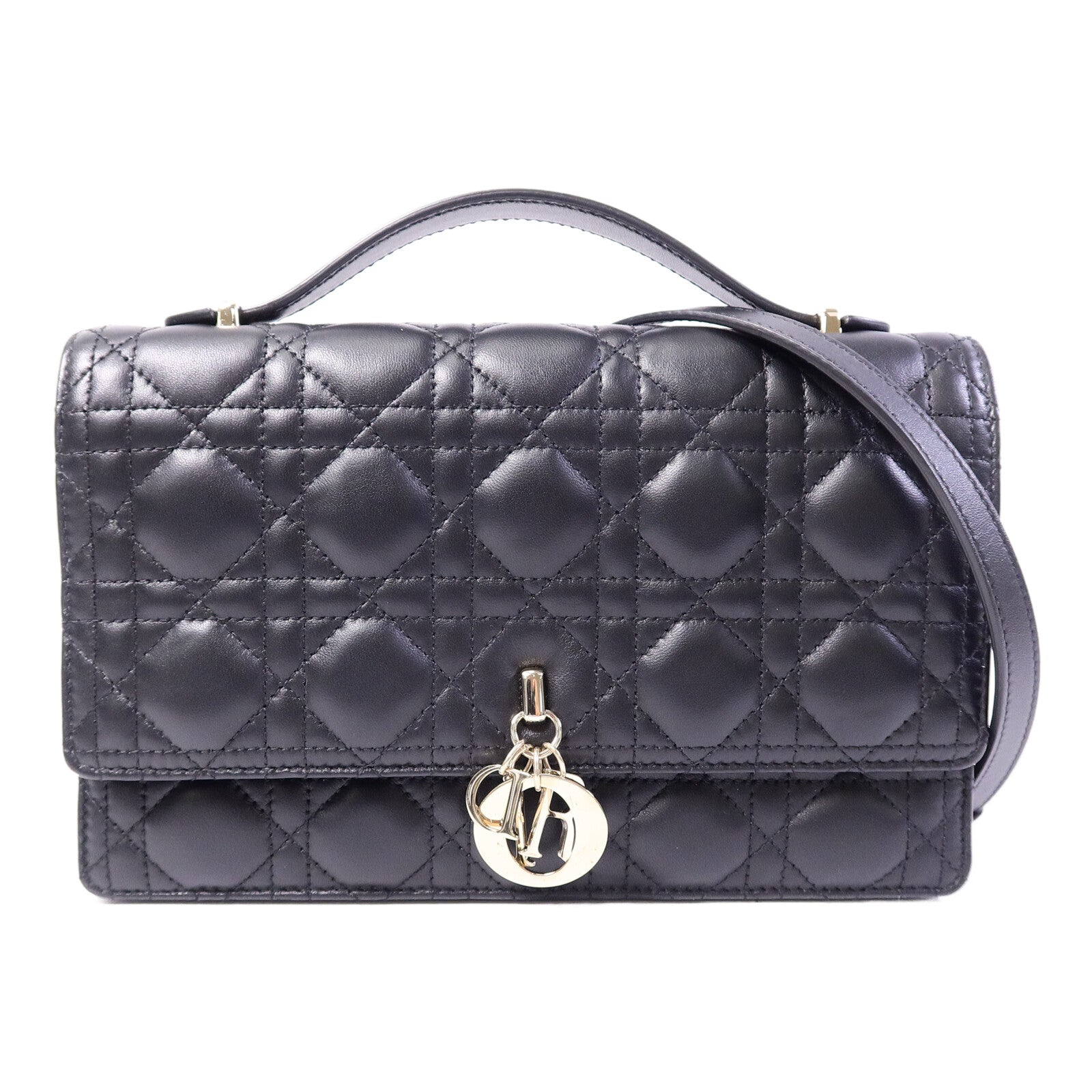 Dior 羊皮皮革My Dior Top Handle手挽肩背兩用袋