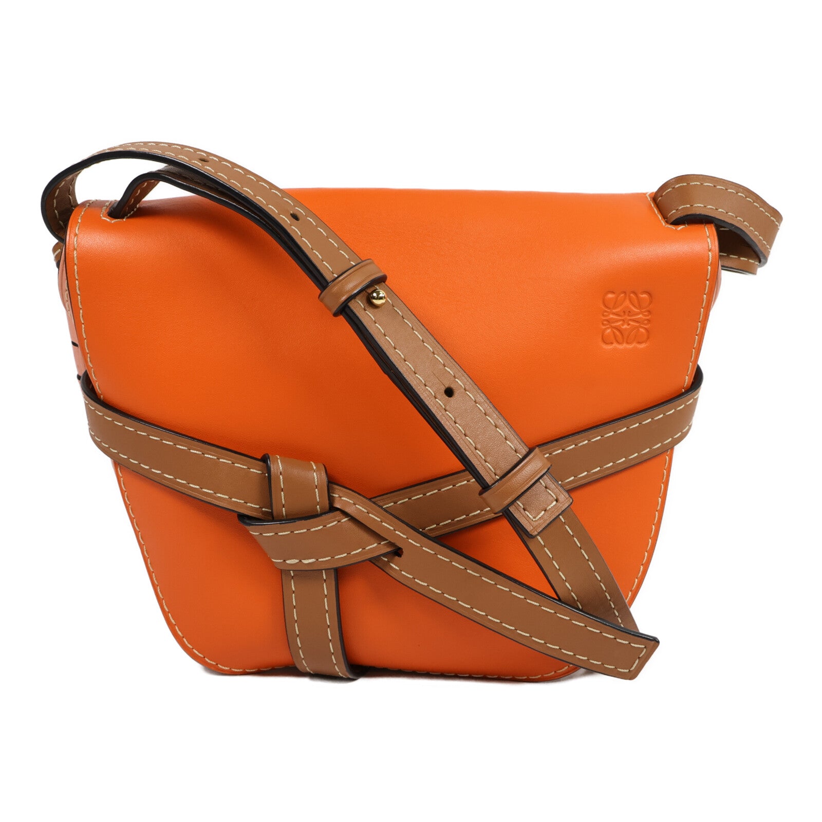 LOEWE 牛皮皮革Gate Medium肩背袋