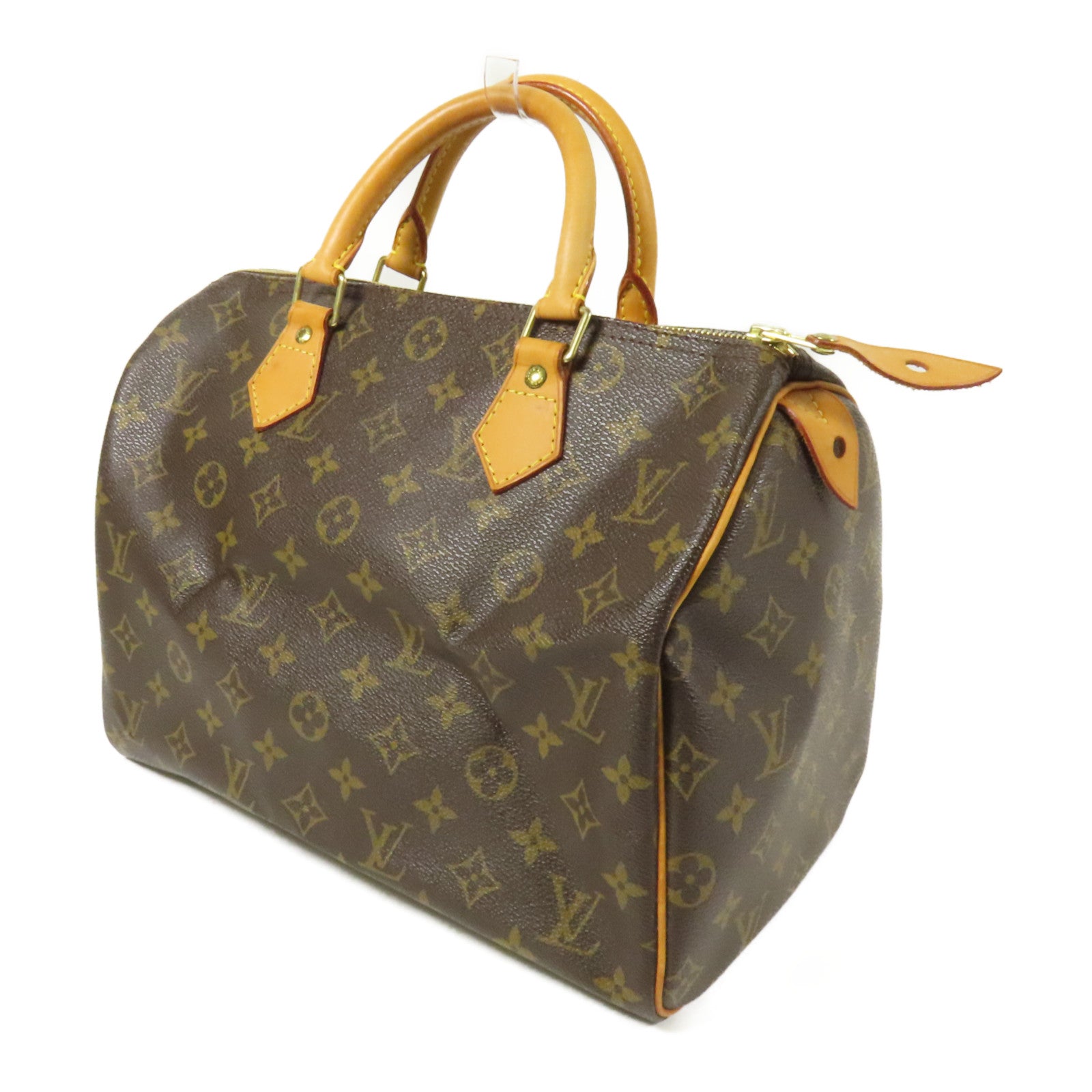 LOUIS VUITTON Monogram Speedy 30金扣手挽袋