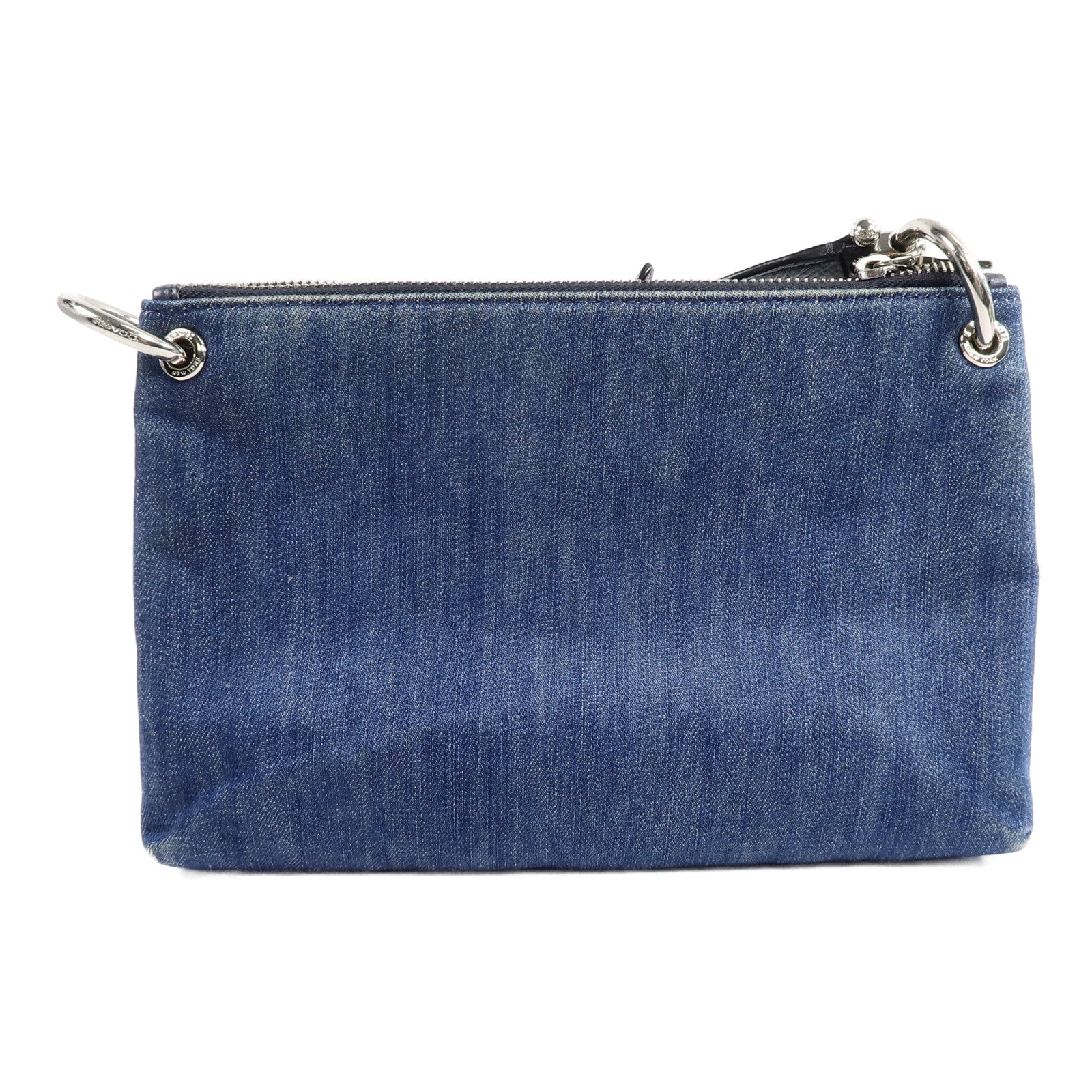 COACH 牛仔布Shoulder Bag肩背袋