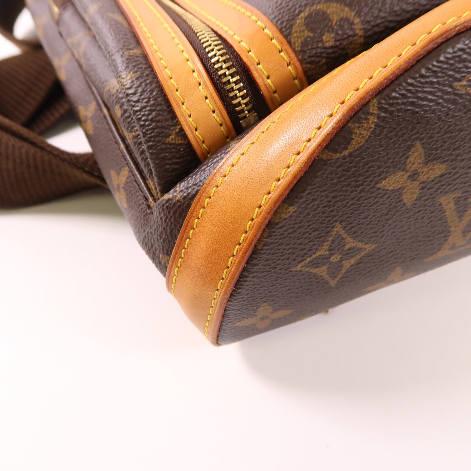 LOUIS VUITTON Monogram Sac A Dos Bosphore金扣背包棕色