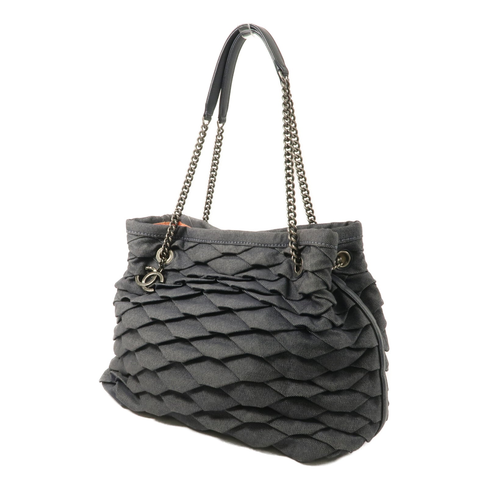 CHANEL 牛仔布CC Shopping Tote手挽袋