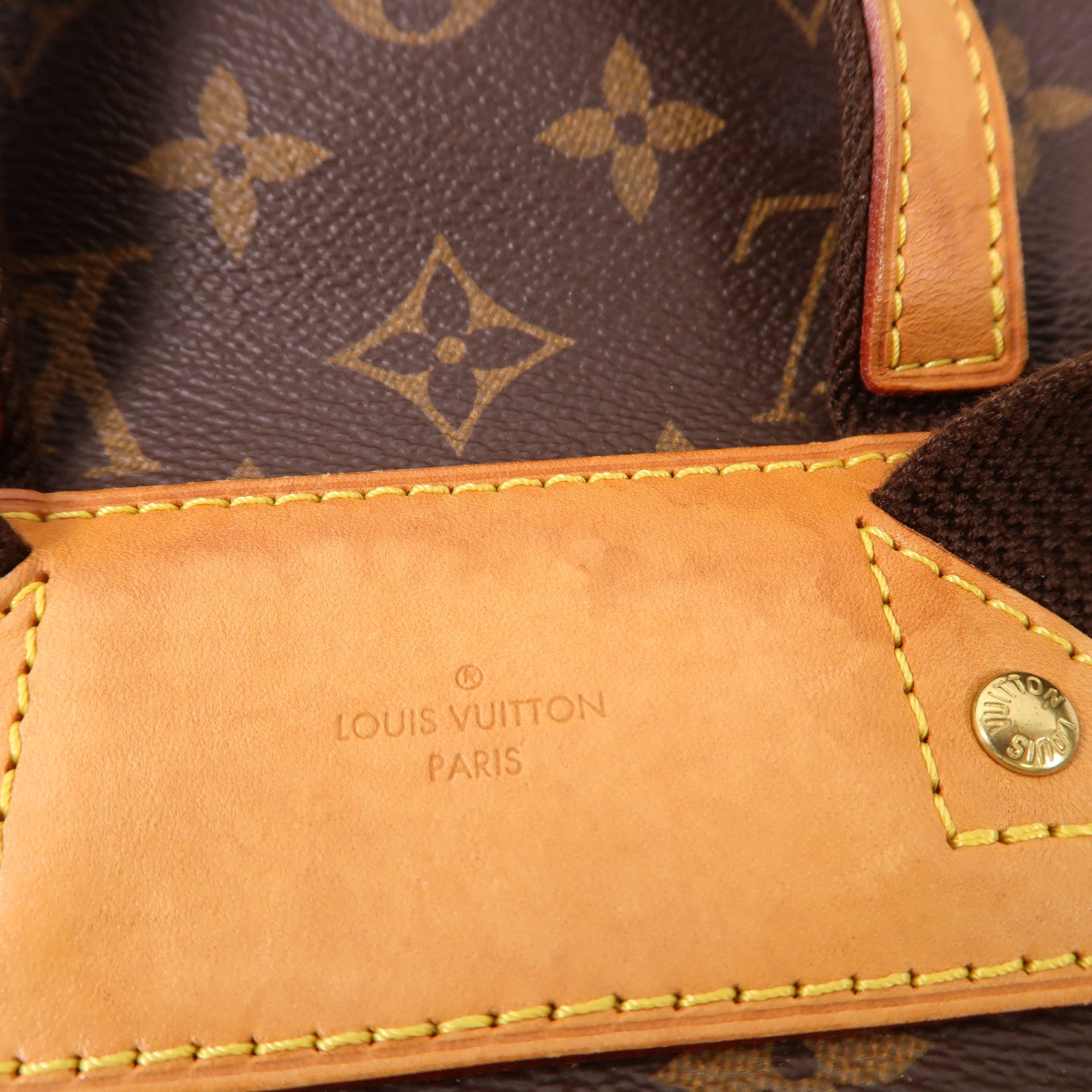 LOUIS VUITTON Monogram Sac A Dos Bosphore金扣背包棕色