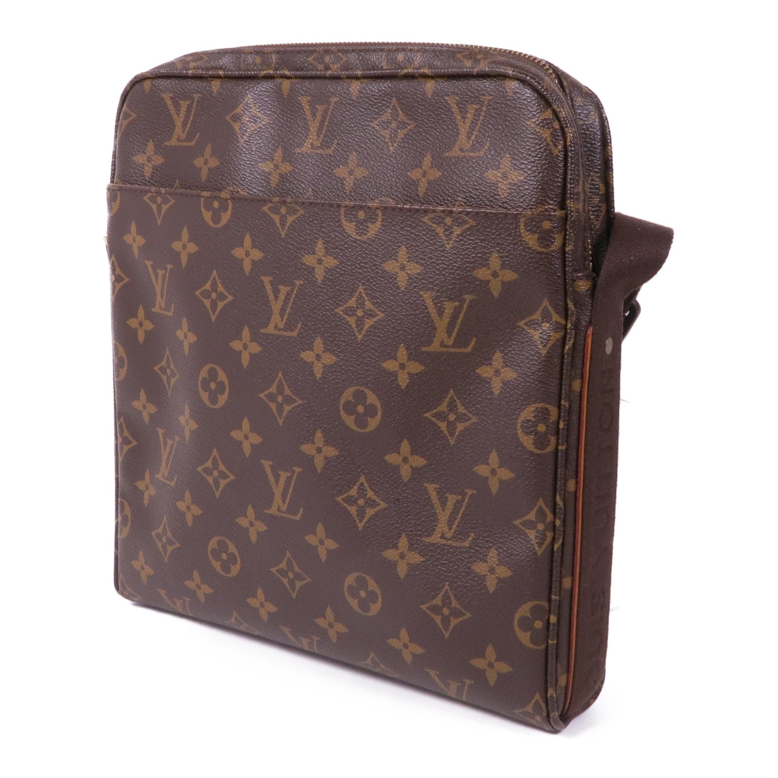 LOUIS VUITTON Monogram Trotteur Beaubourg金扣肩背袋