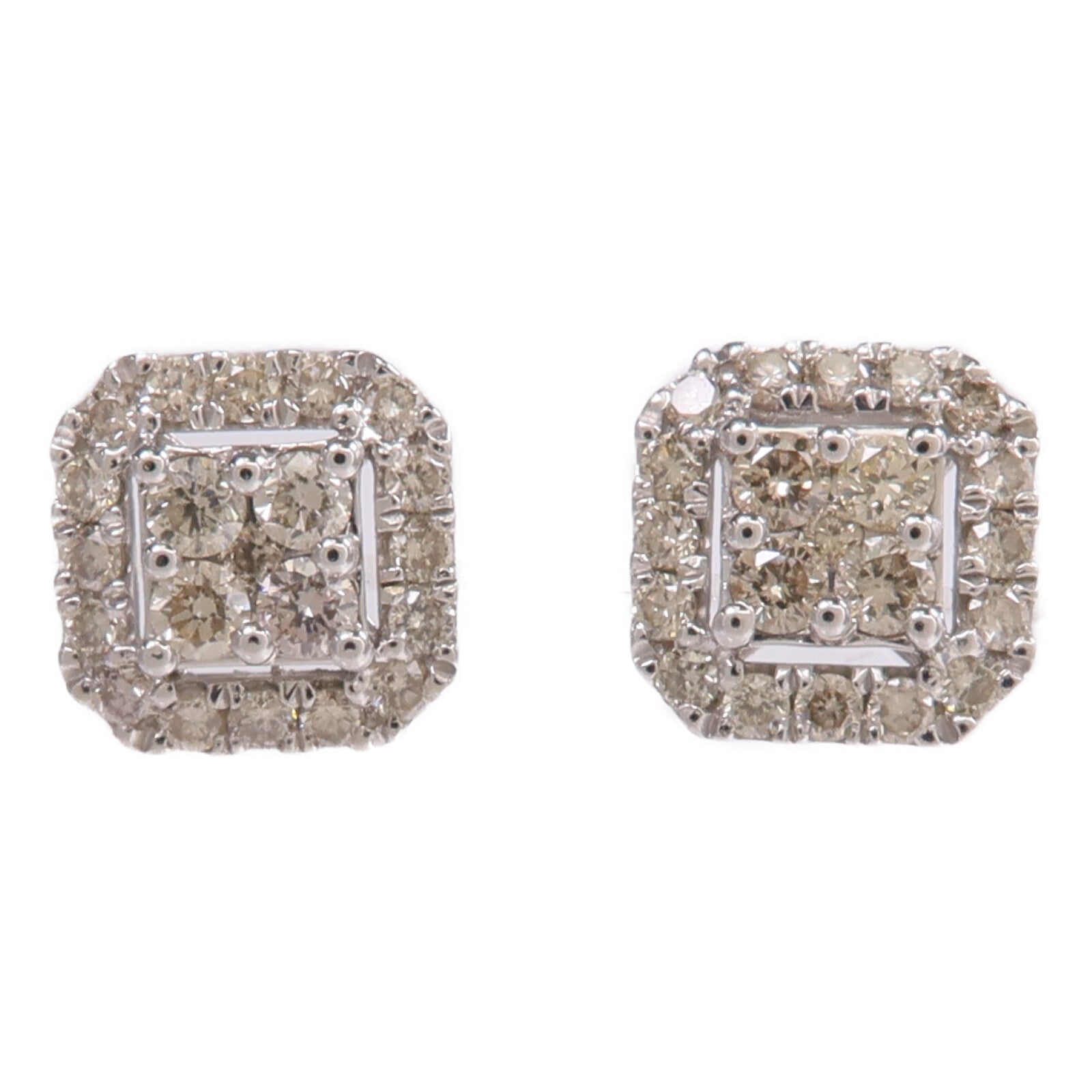 JEWELRY 18K白金Diamond Earrings鑽石耳環