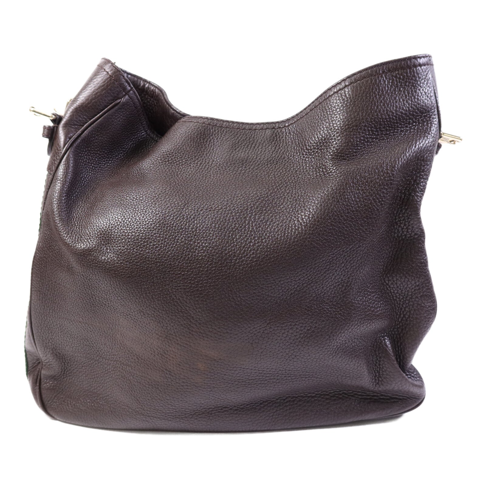 GUCCI 牛皮皮革Heritage Shouler Bag銀扣肩背袋