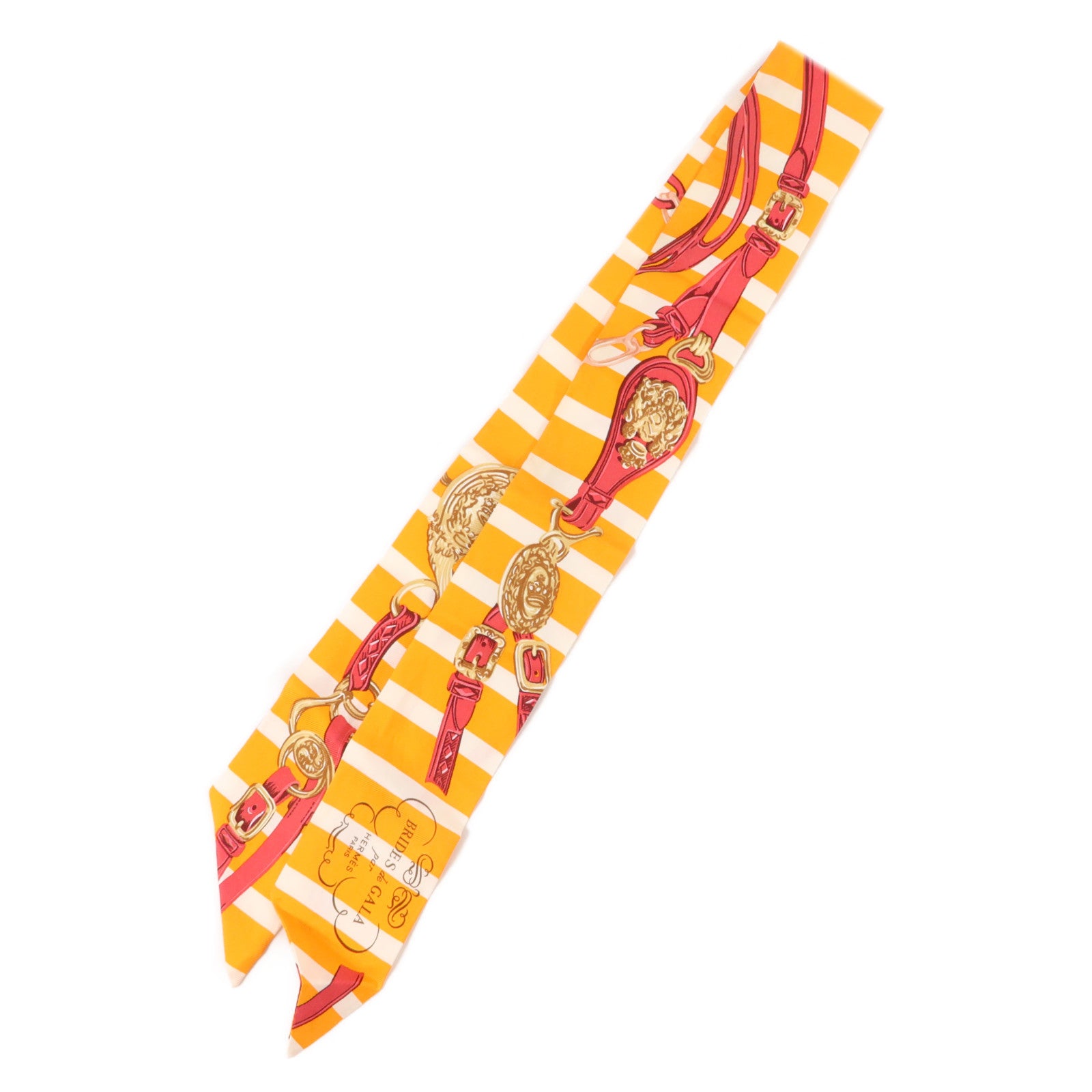 HERMES 絲質Twilly絲巾