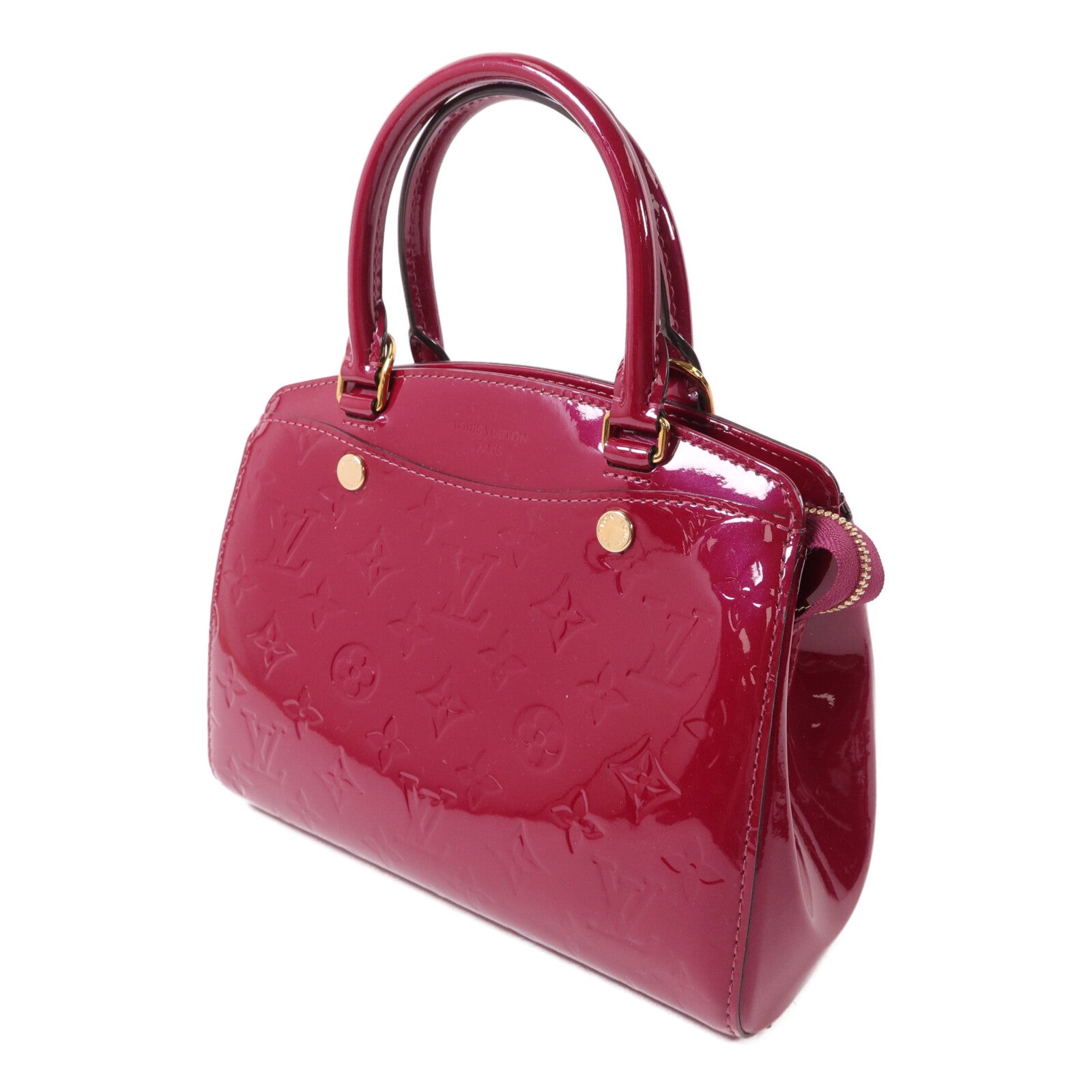 LOUIS VUITTON Monogram Vernis Brera PM手挽肩背兩用袋