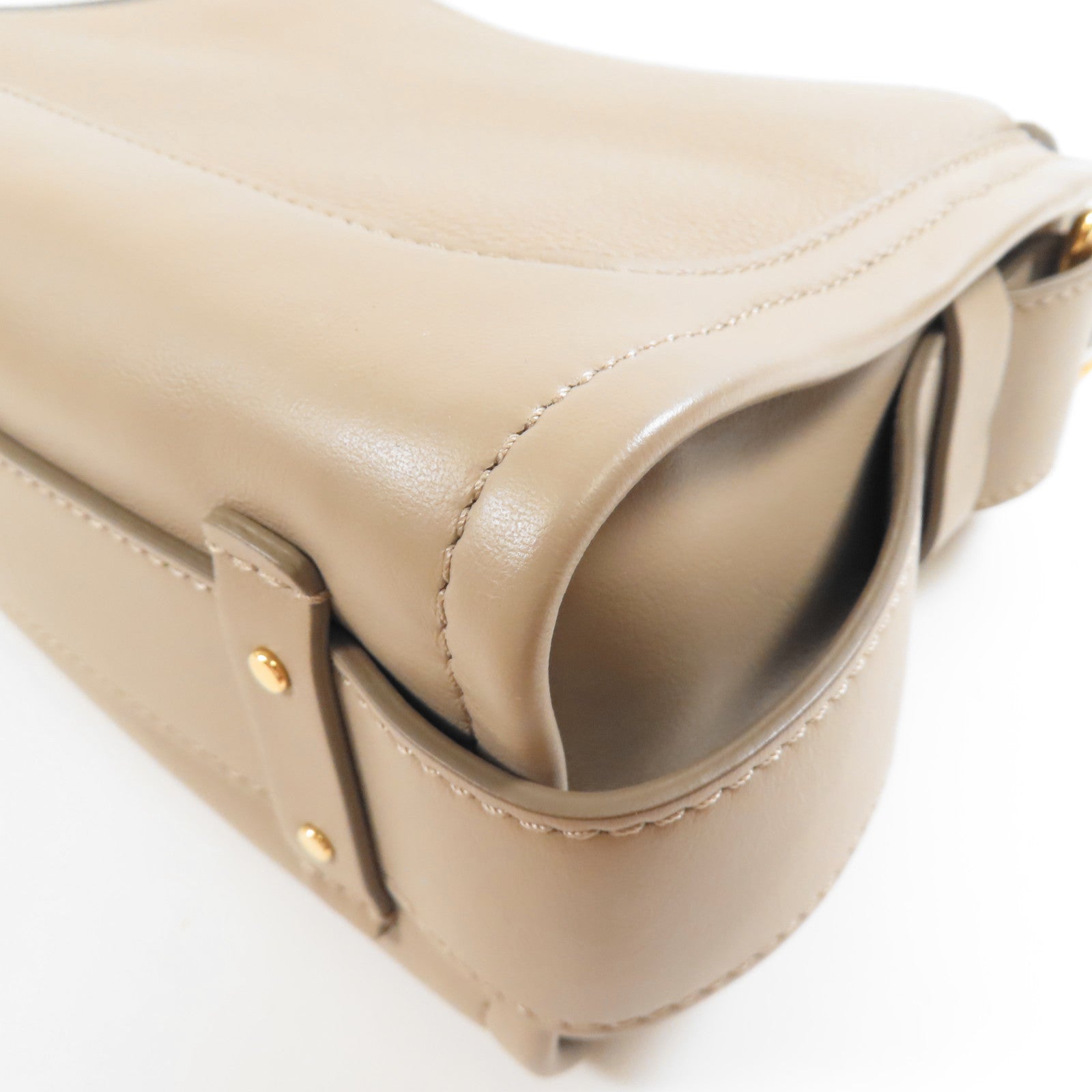 Chloe 牛皮皮革Mini Tess Day金扣手挽肩背兩用袋