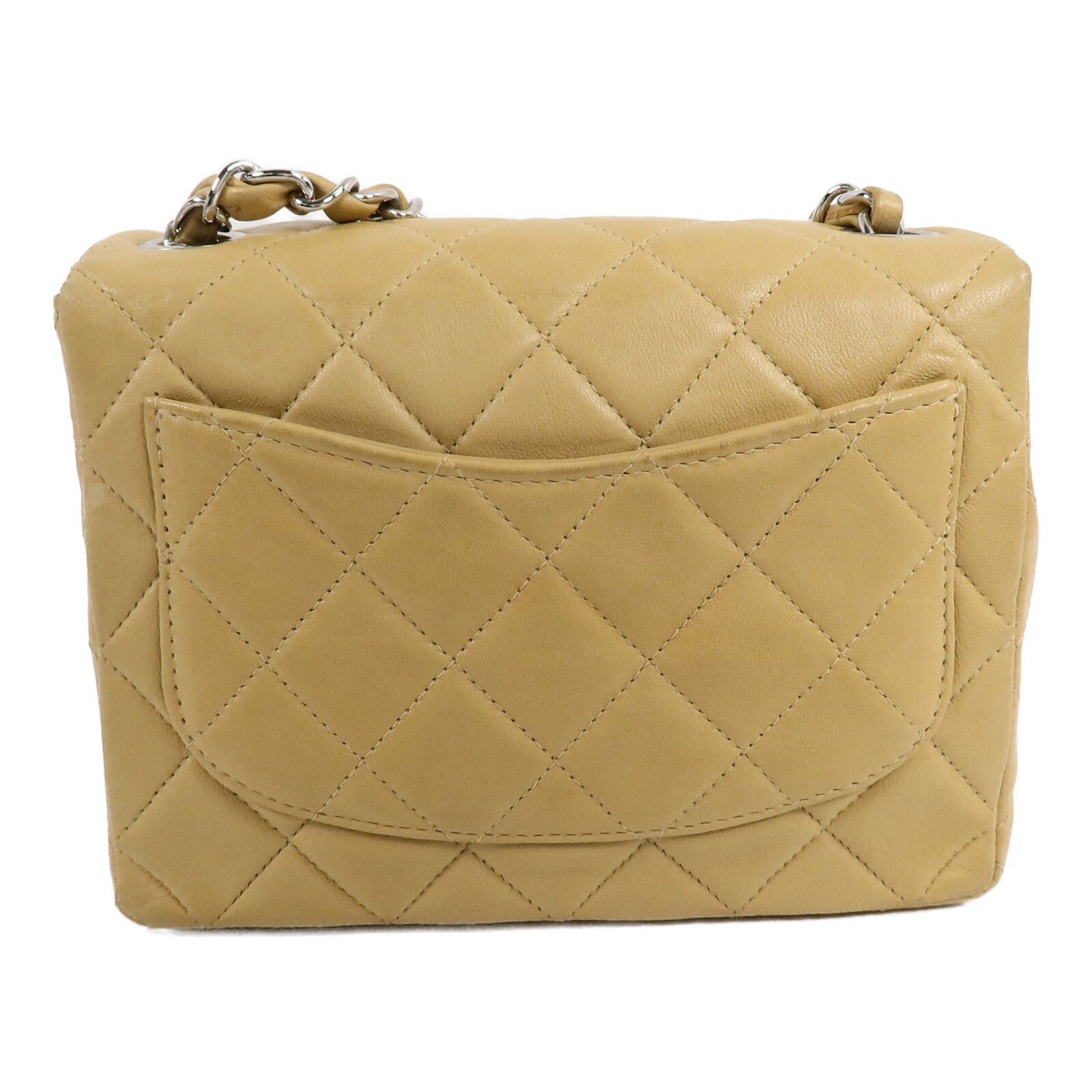 CHANEL 羊皮皮革Mini Classic 17鏈帶肩背袋