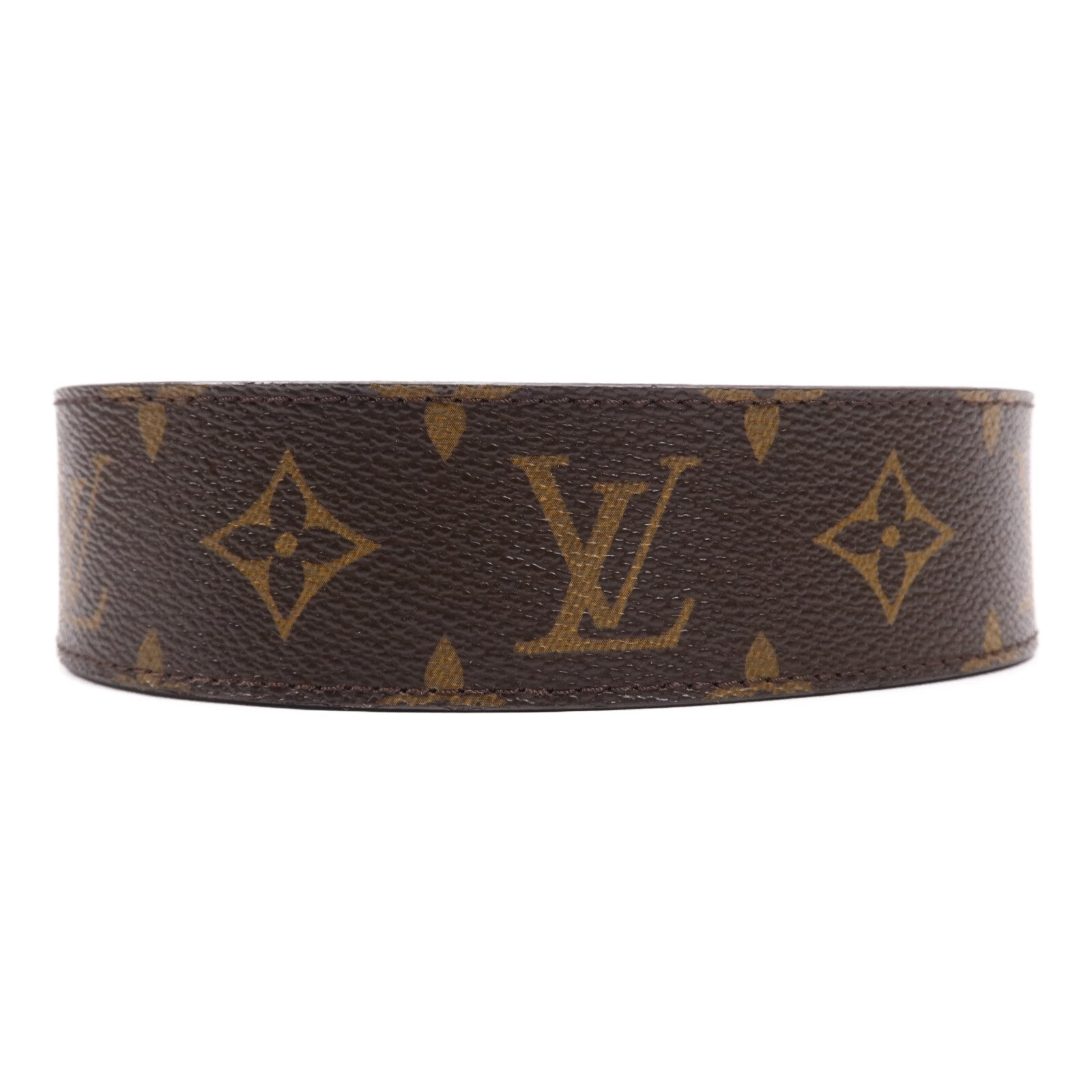 LOUIS VUITTON Monogram Belt 90cm金扣皮帶