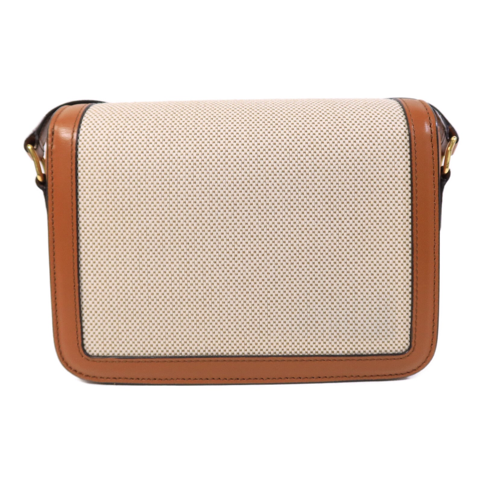 CELINE 帆布Teen Triomphe Bag肩背袋
