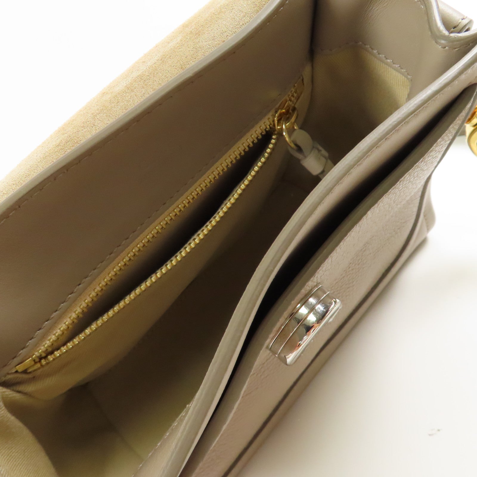 Chloe 牛皮皮革Mini Tess Day金扣手挽肩背兩用袋