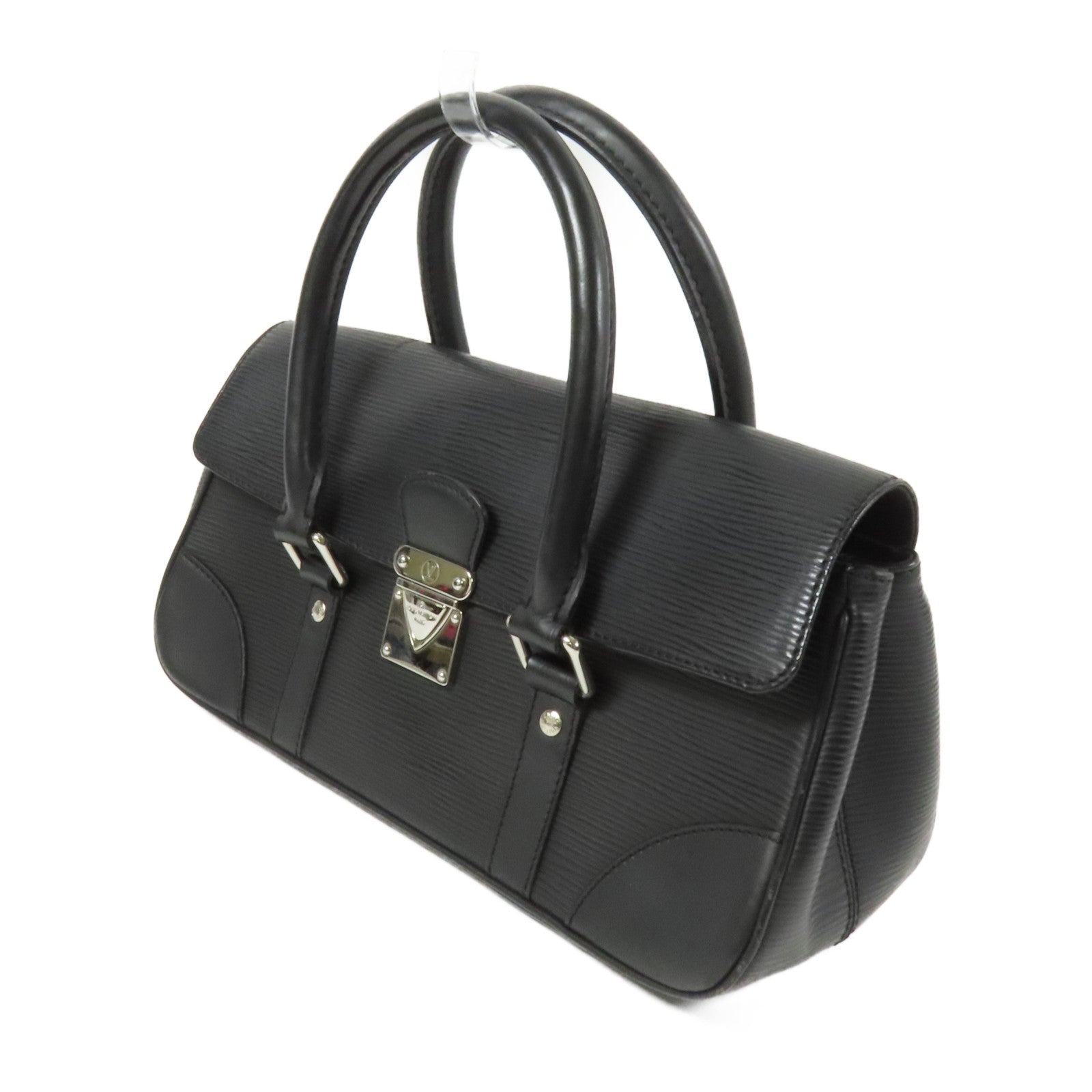 LOUIS VUITTON Epi Segur PM銀扣手挽袋