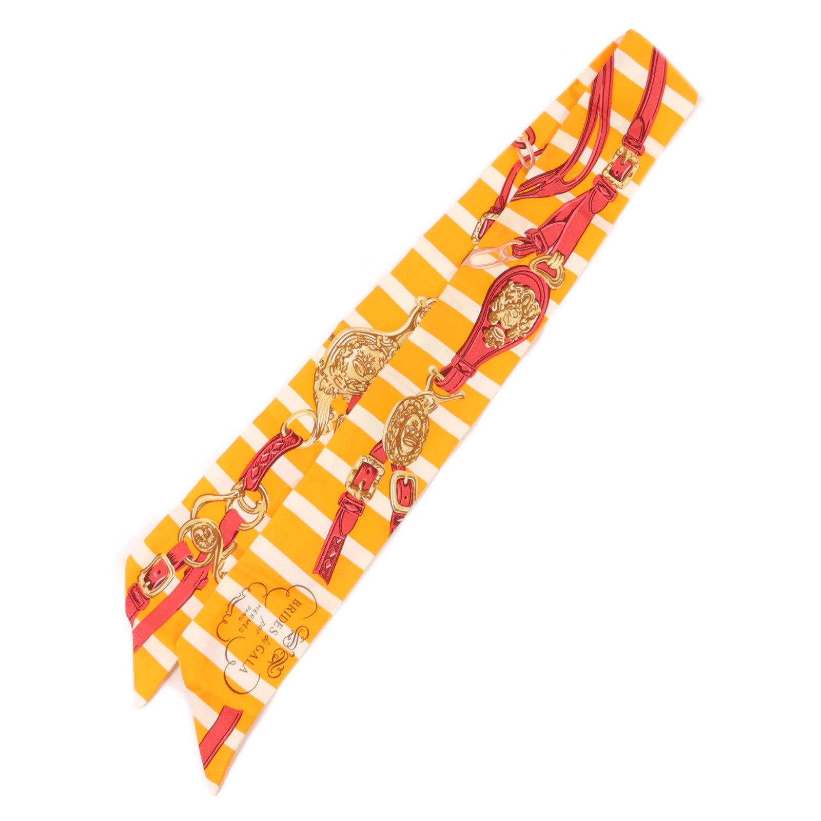 HERMES 絲質Twilly絲巾