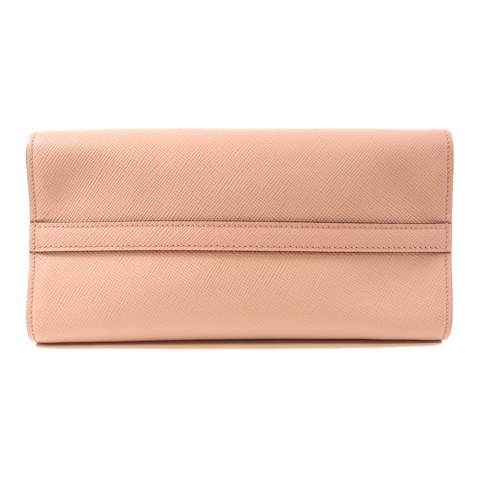 PRADA Saffiano皮革Monochrome金扣手挽肩背兩用袋