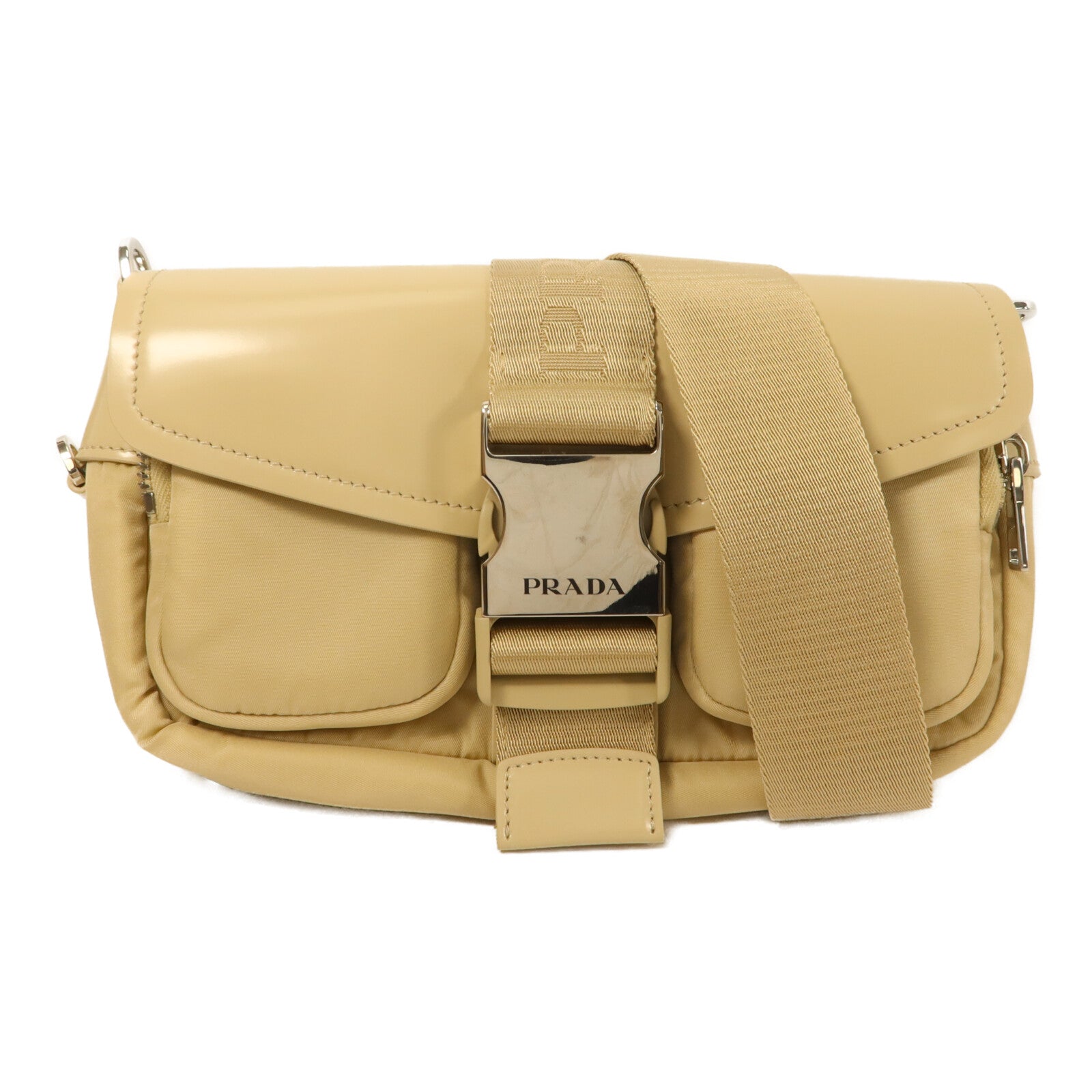 PRADA 尼龍Re-Nylon Prada Pocket肩背袋