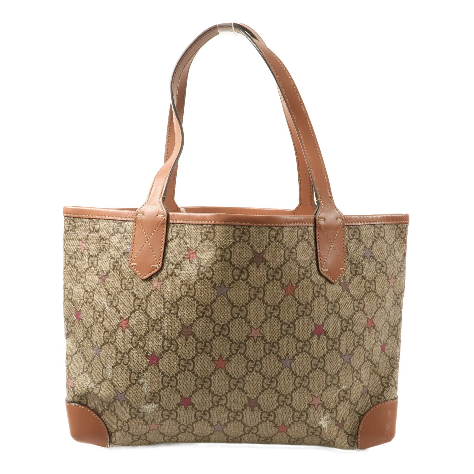 GUCCI 塗層帆布GG Supreme Star Tote手挽袋