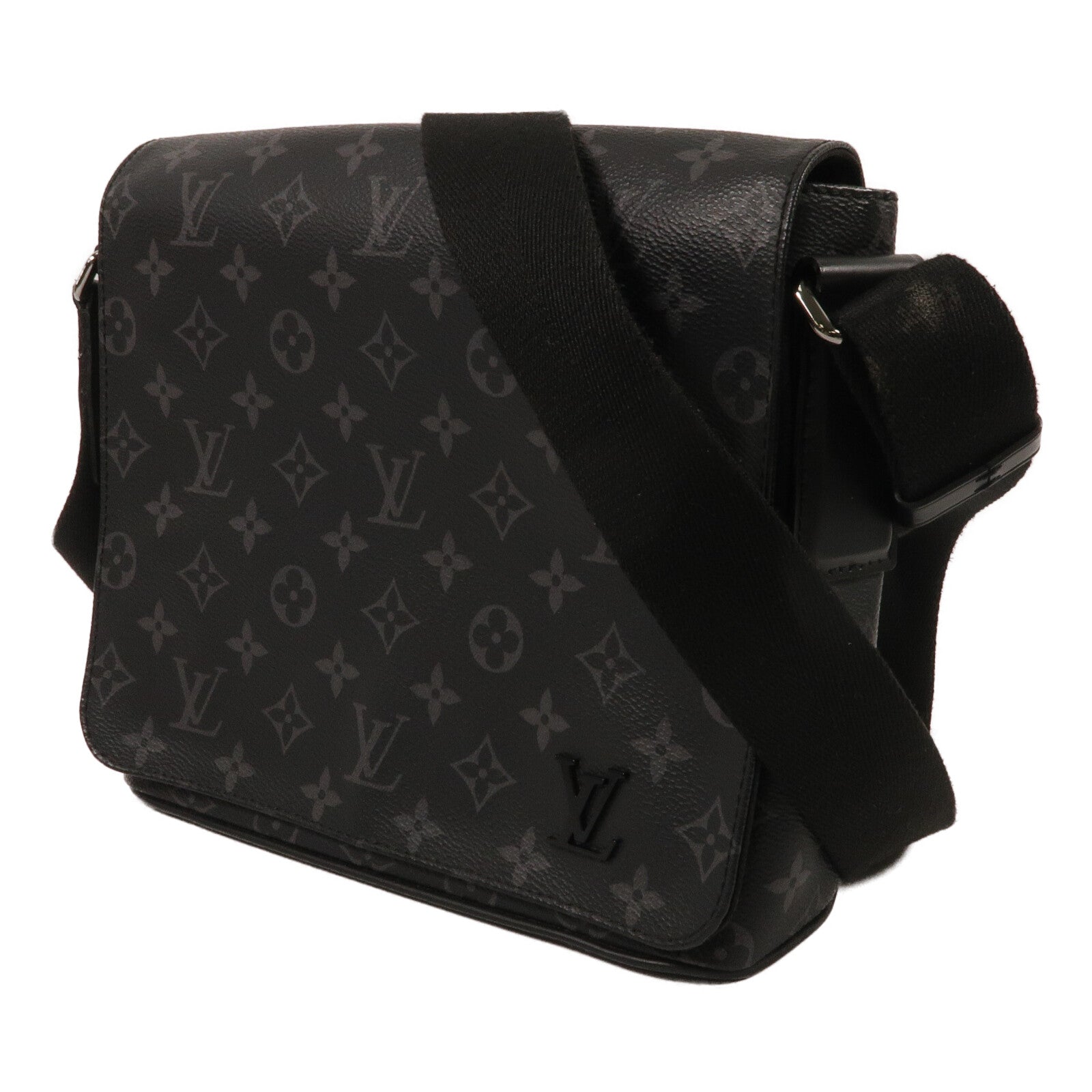 LOUIS VUITTON Monogram Eclipse District PM肩背袋