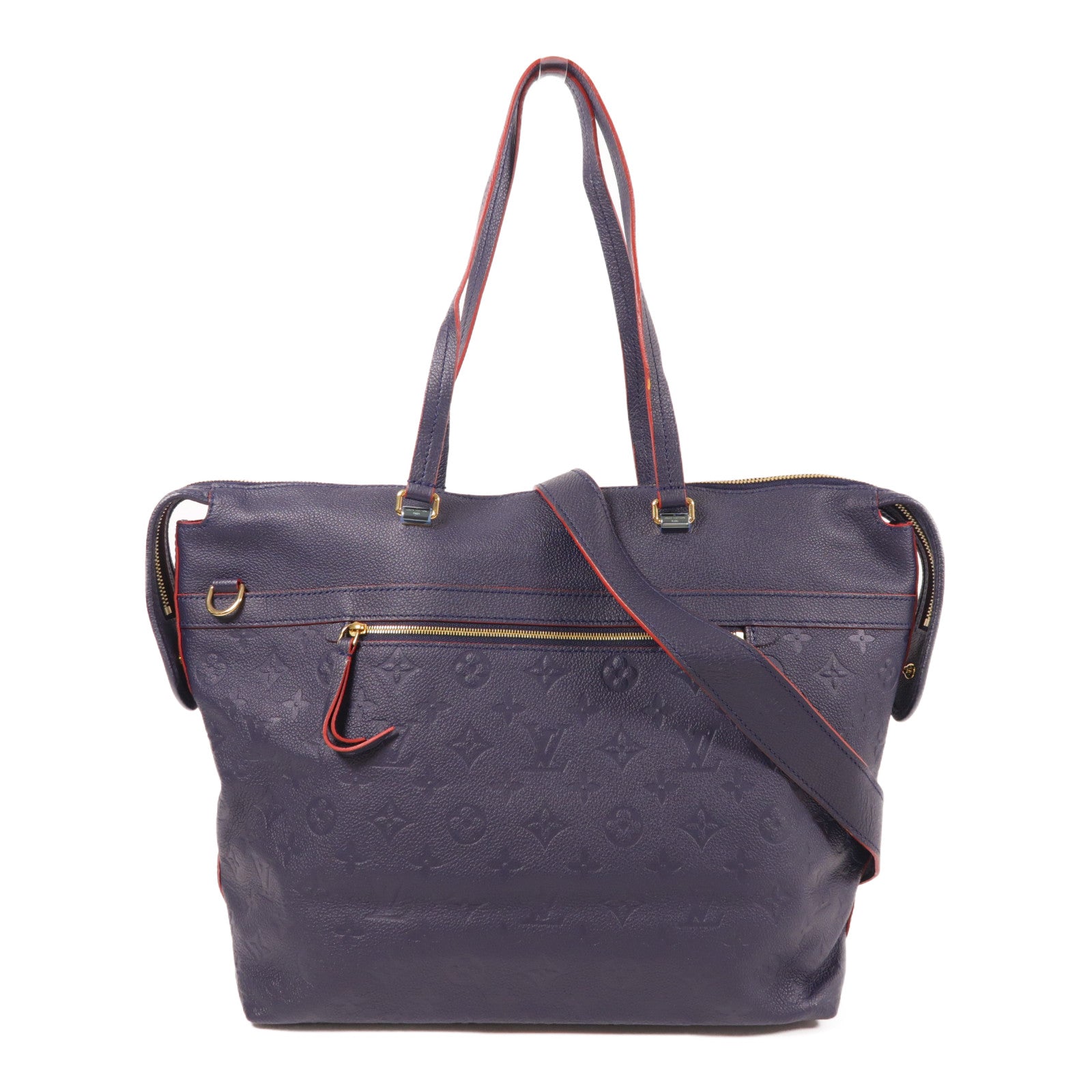 LOUIS VUITTON Monogram Empreinte Boetie金扣手挽肩背兩用袋