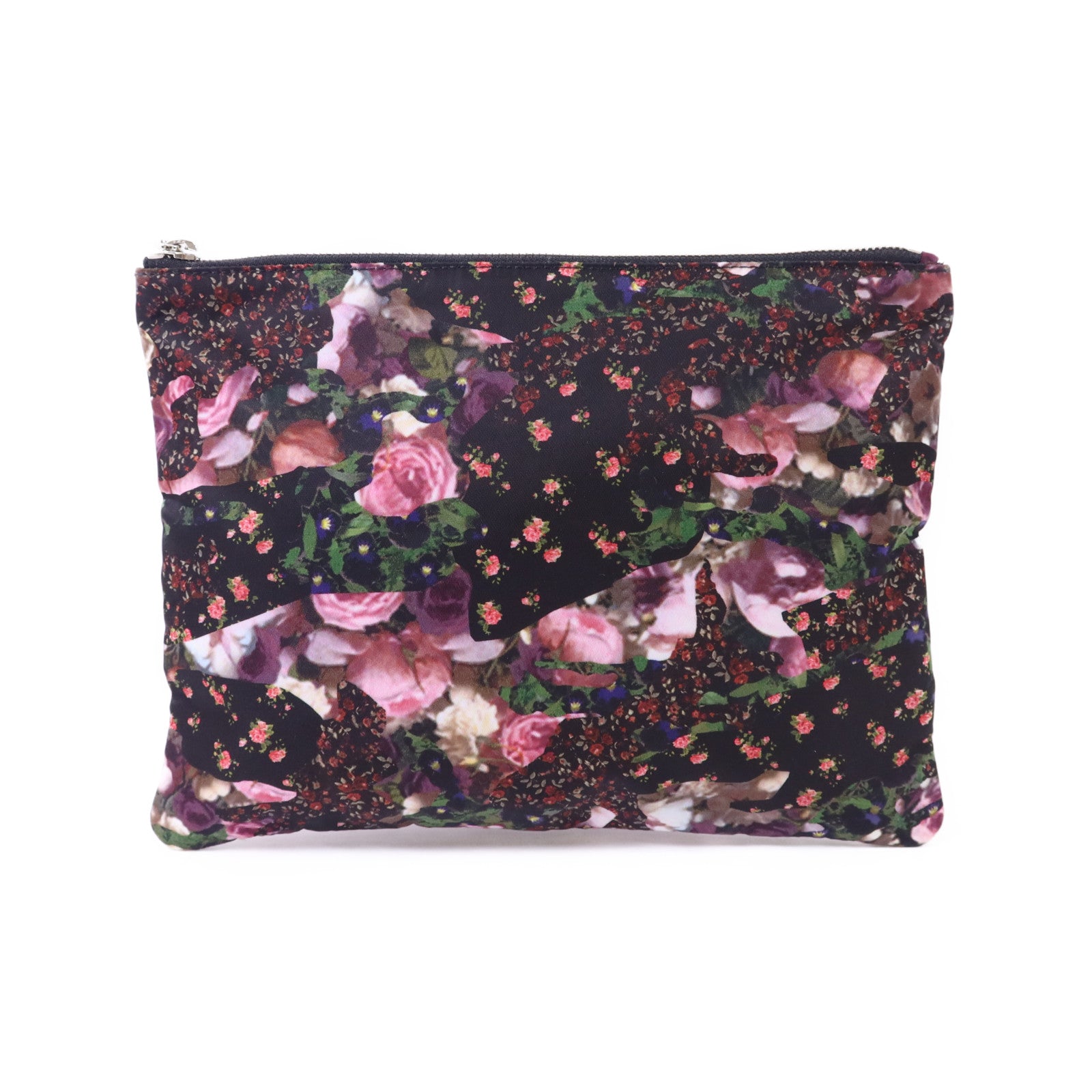 GIVENCHY 尼龍Pouch銀扣手拿包