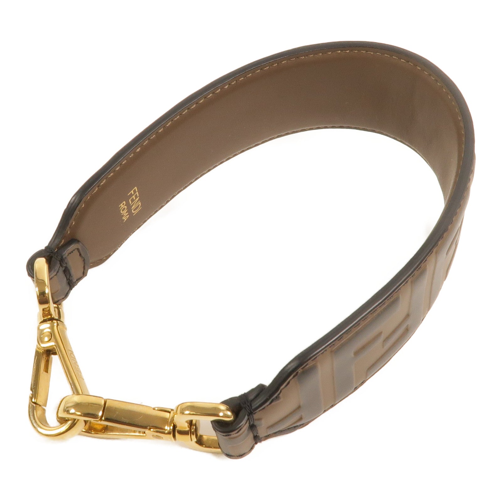 FENDI 牛皮皮革Mini Strap You肩背帶