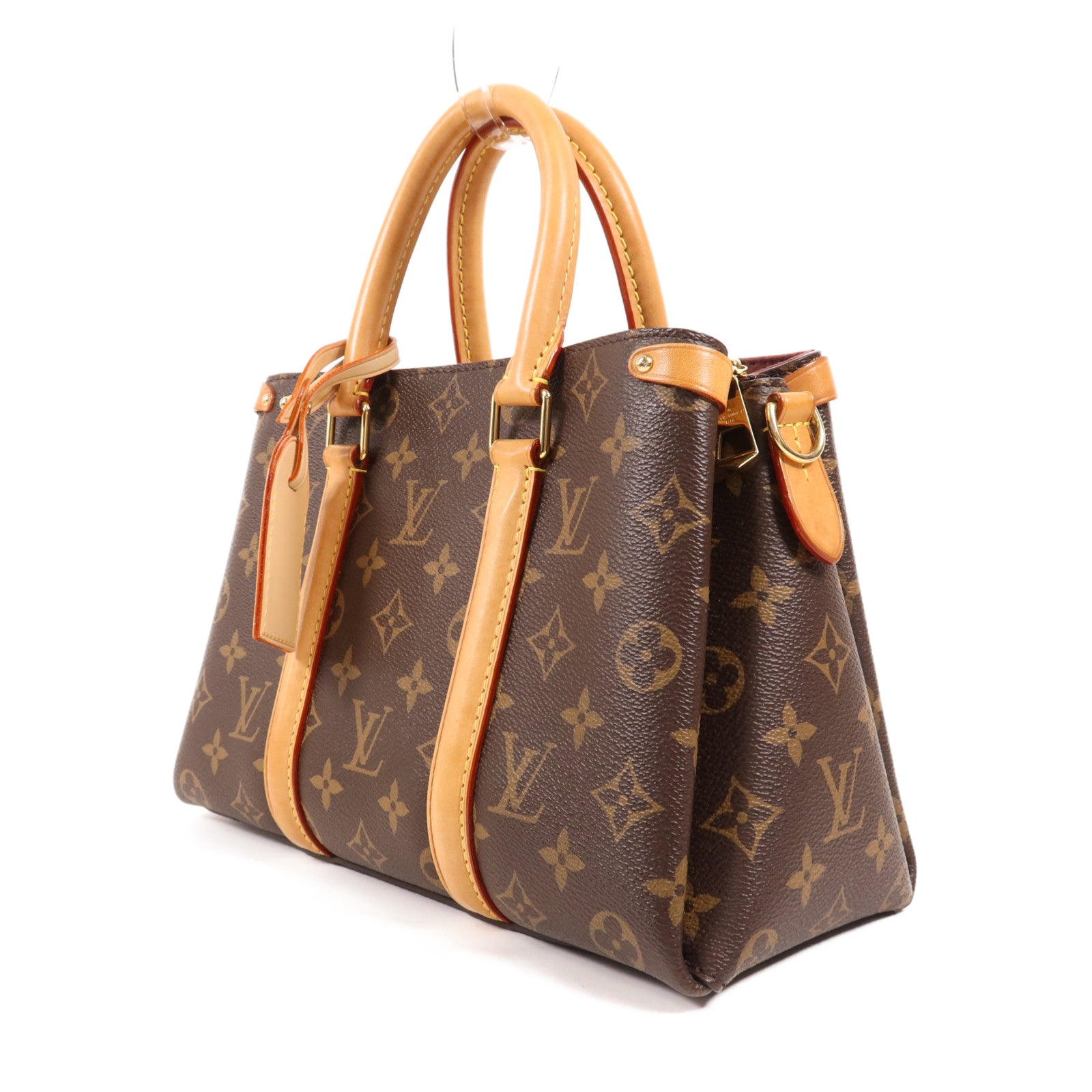 LOUIS VUITTON Monogram Soufflot BB金扣手挽肩背兩用袋