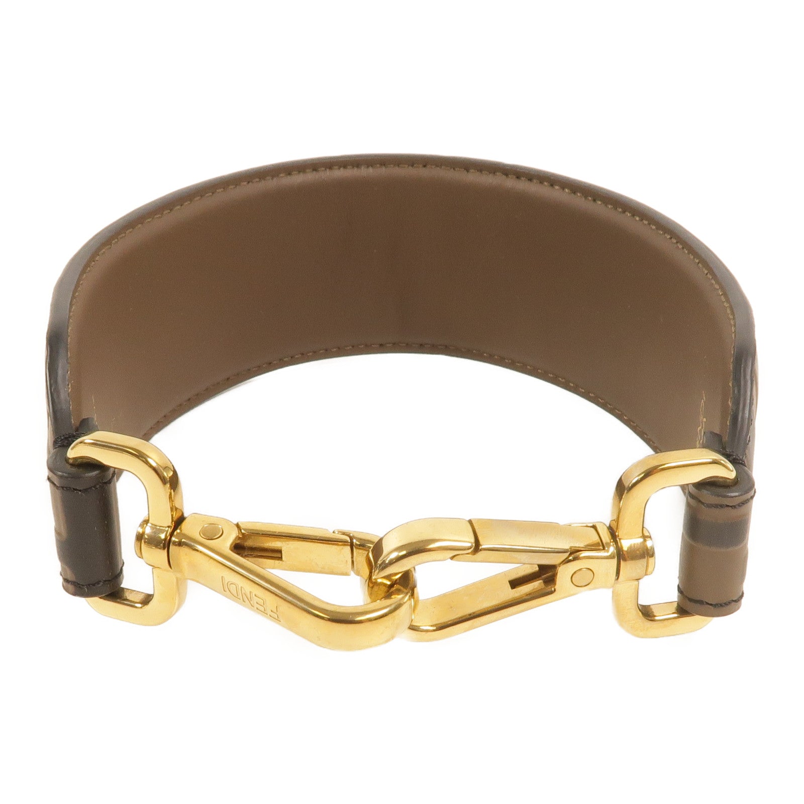 FENDI 牛皮皮革Mini Strap You肩背帶