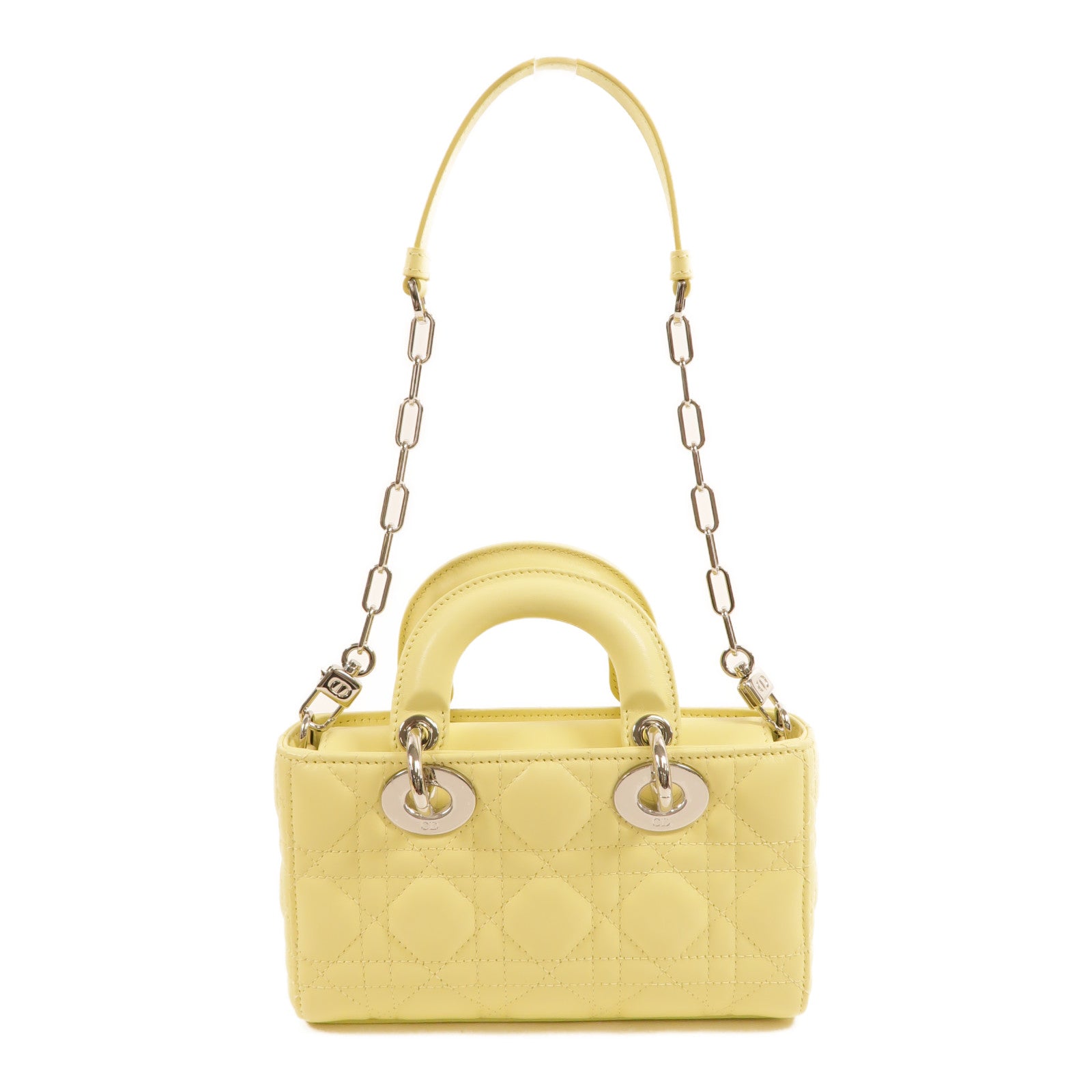 Dior 羊皮皮革Mini Lady D-Joy Bag手挽肩背兩用袋