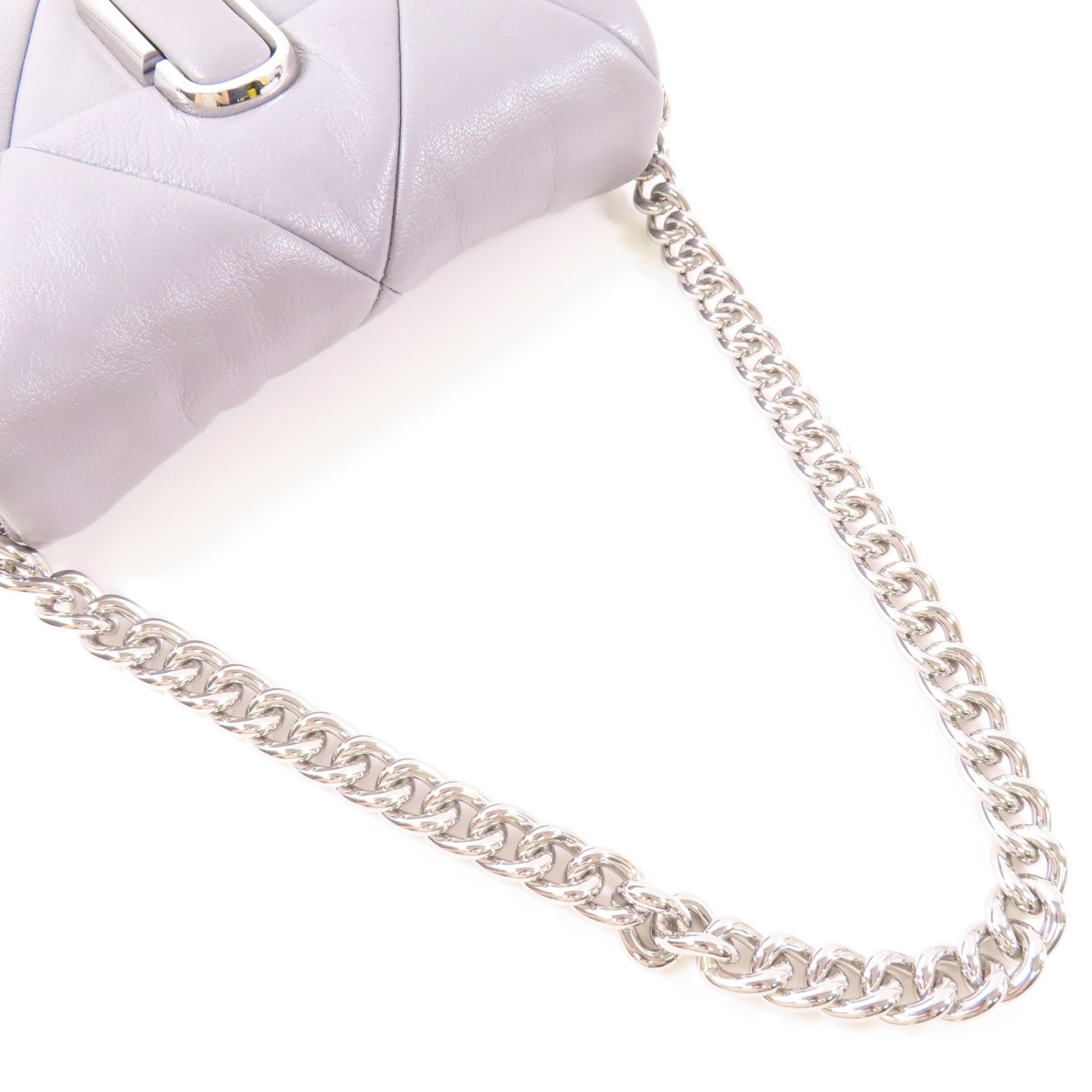 MARC JACOBS 山羊皮革Shoulder Bag銀扣鏈帶肩背袋