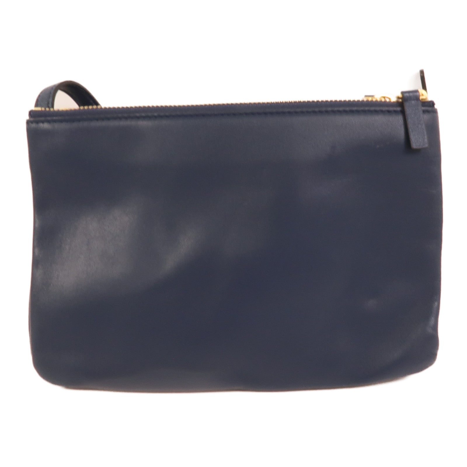 CELINE 羊皮皮革Trio Small肩背袋