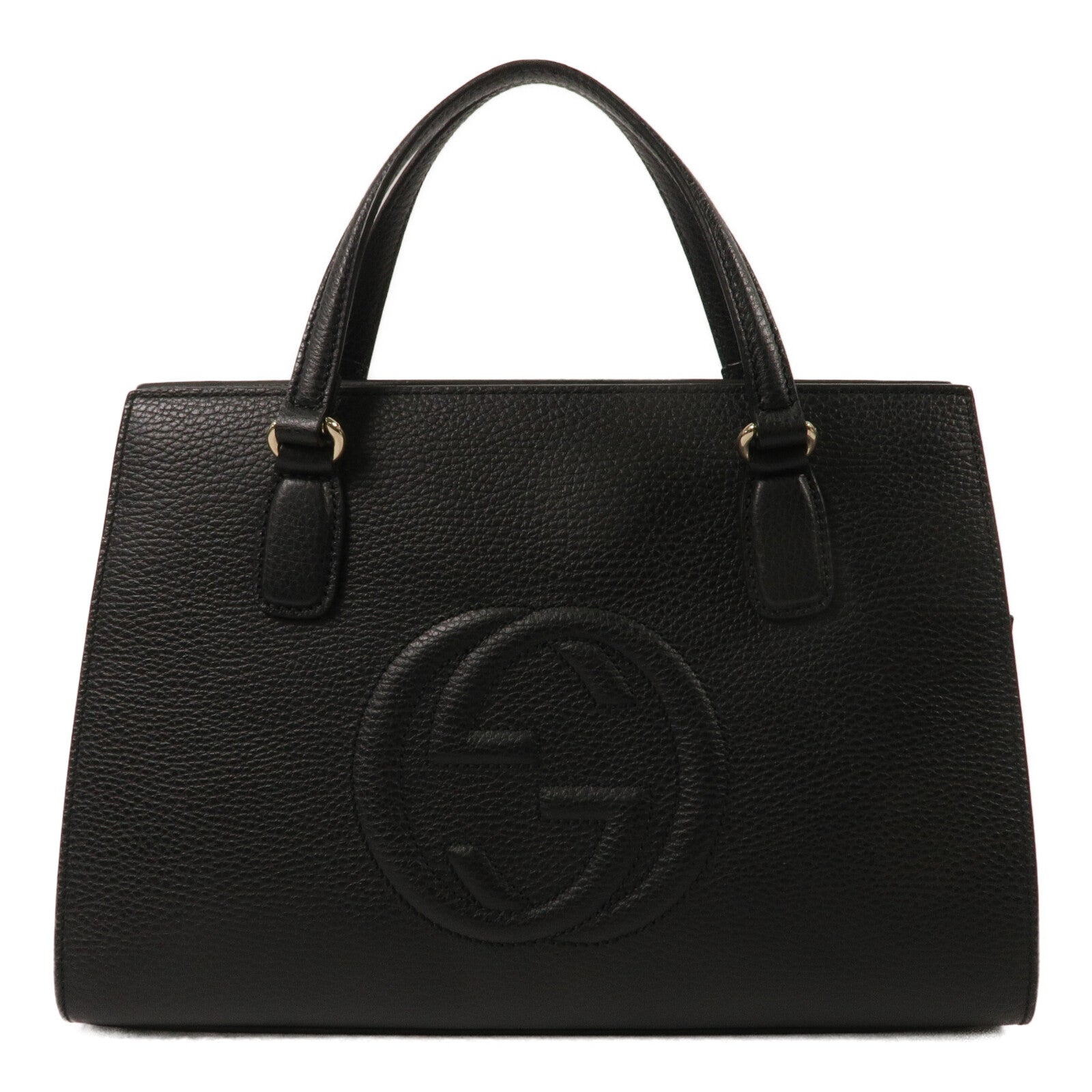 GUCCI 牛皮皮革Interlocking手挽袋